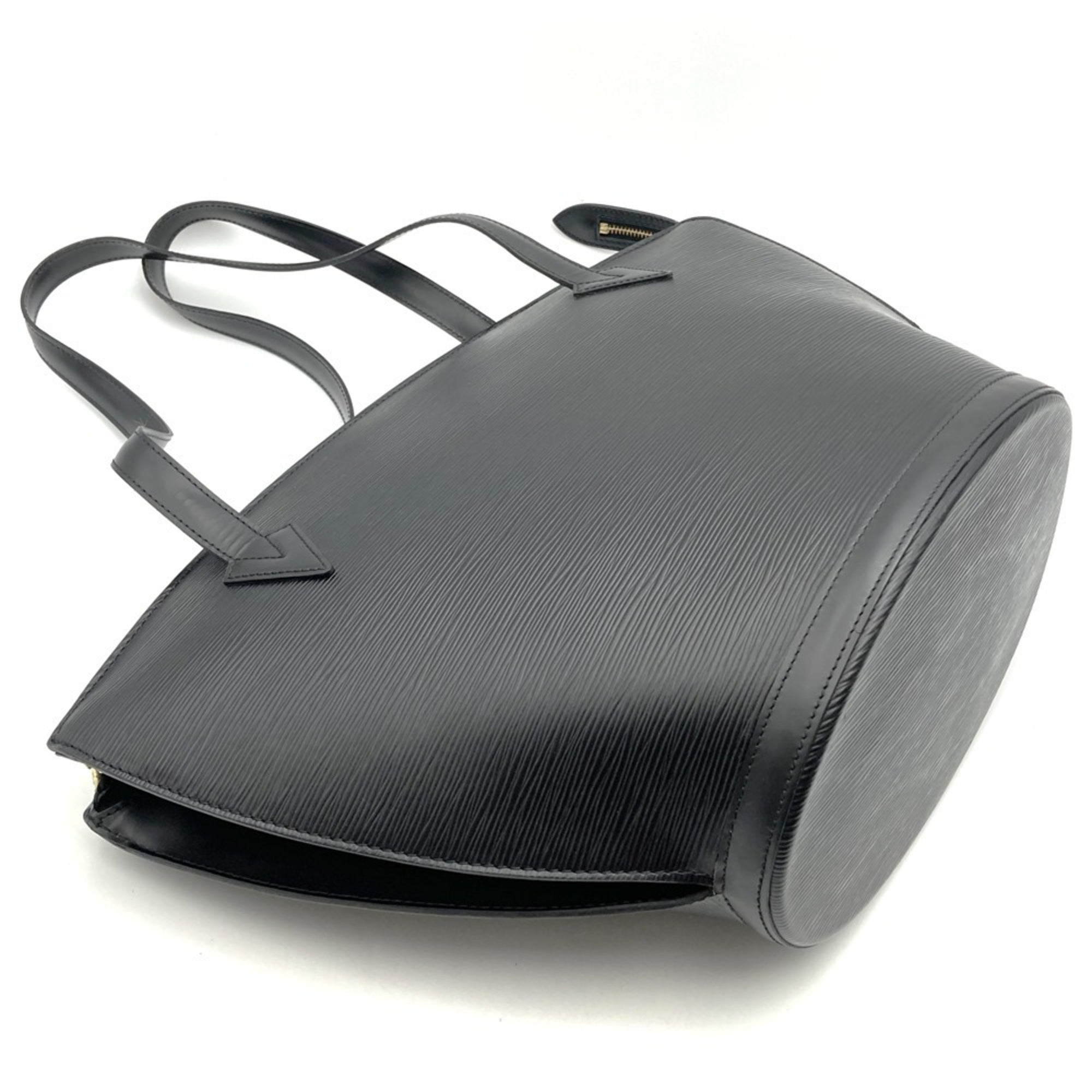 Louis Vuitton Black Noir Epi Leather Shoulder Bag (Pre-Owned)