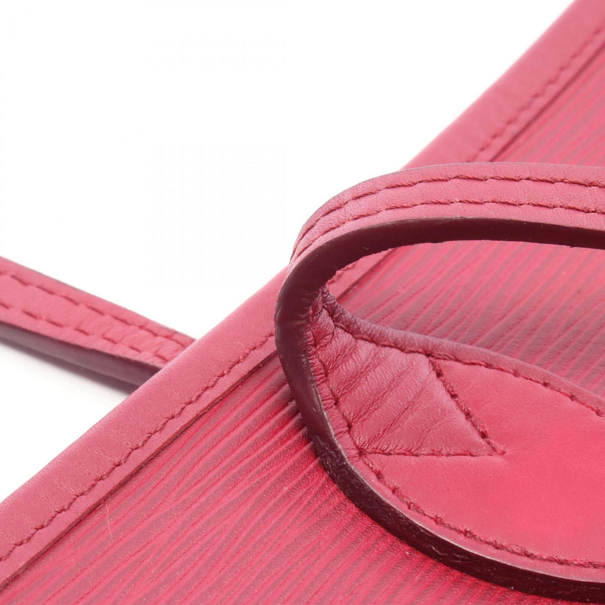 Louis Vuitton Pink Leather Handbag Pouch Tote Bag (Pre-Owned)