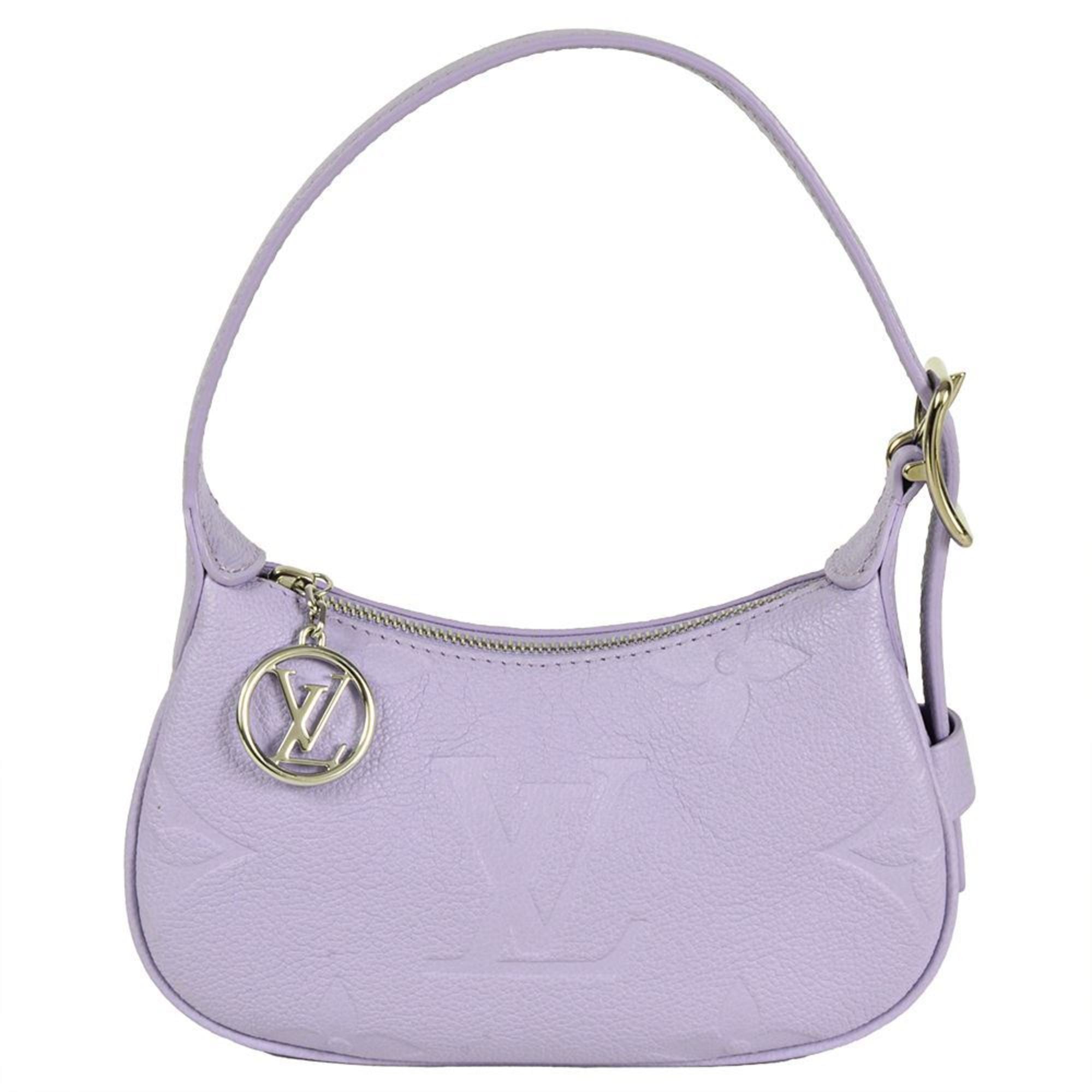 Louis Vuitton Purple Monogram Empreinte Shoulder Bag (Pre-Owned)