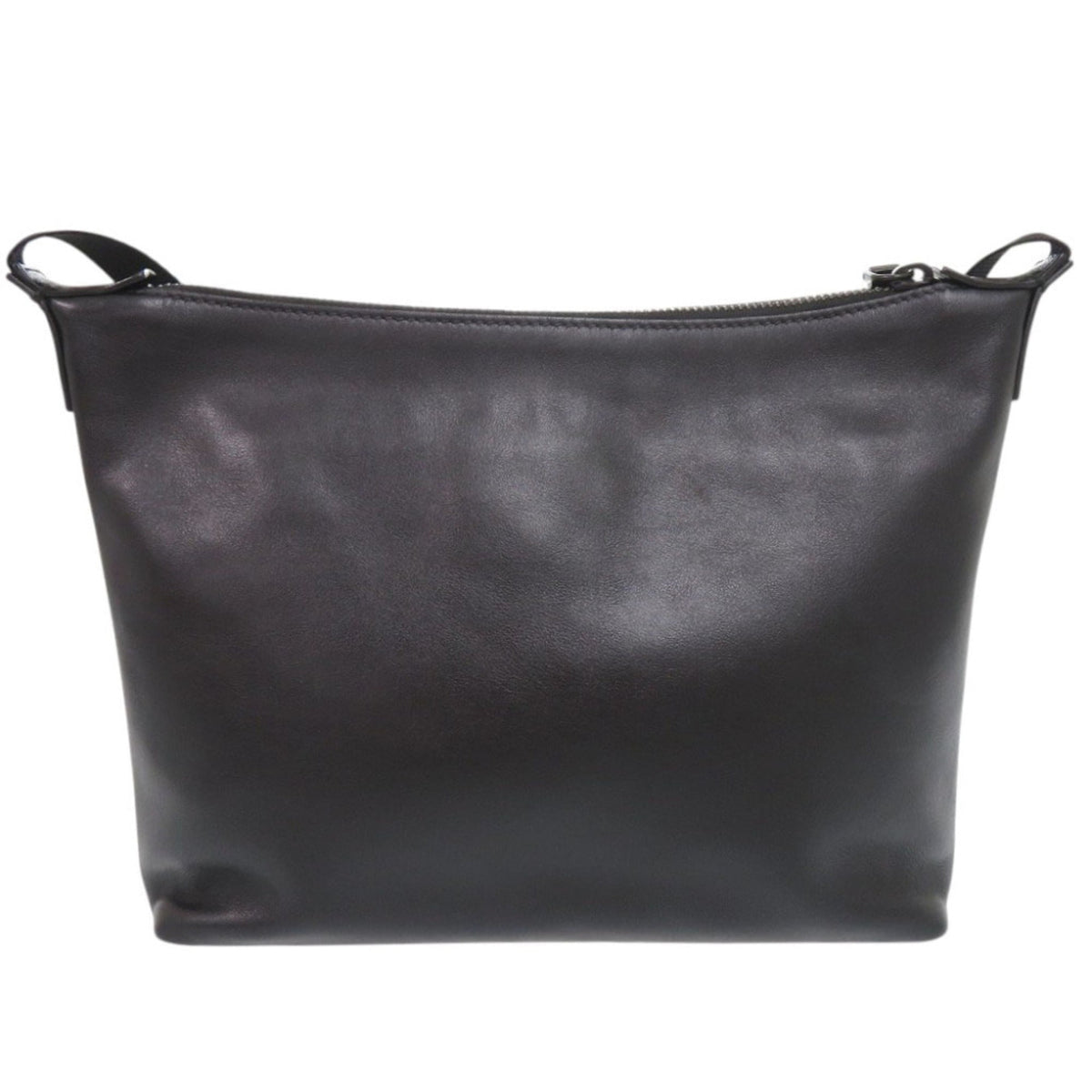 Prada Black Blue Leather Shoulder Bag (Pre-Owned)