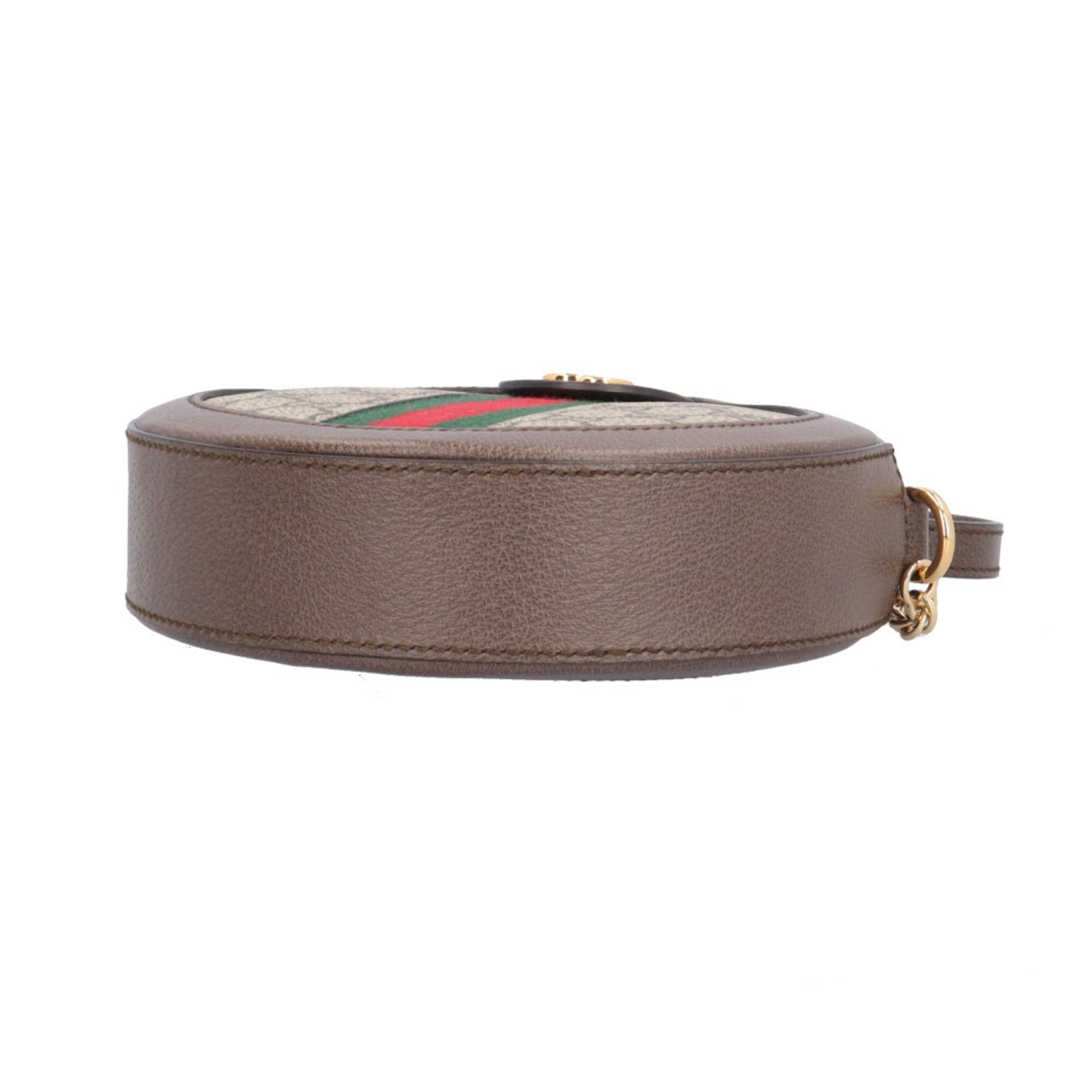 Gucci Beige Brown Gg Supreme Leather Shoulder Bag (Pre-Owned)