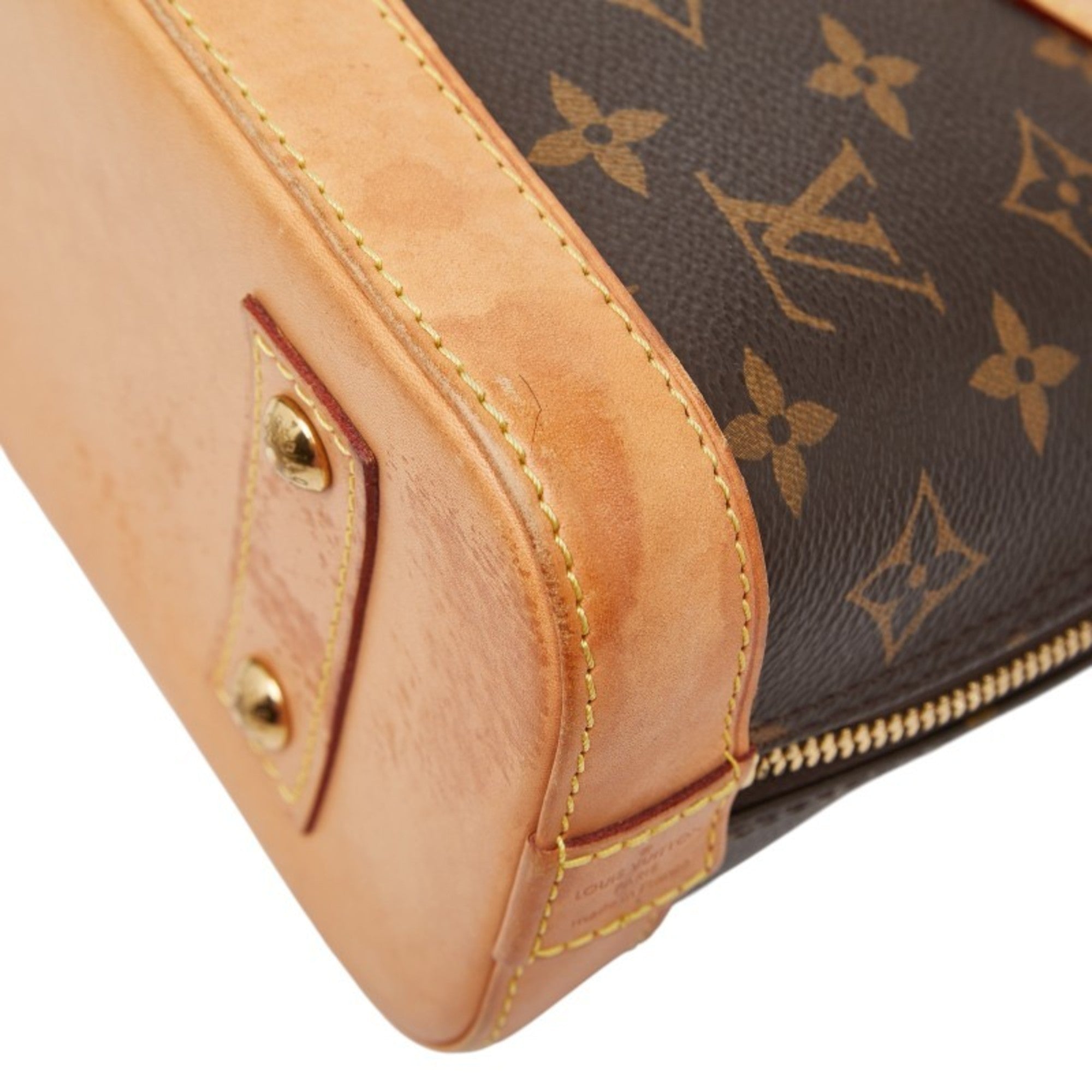 Louis Vuitton Monogram Brown Pvc Leather Handbag Shoulder Bag (Pre-Owned)