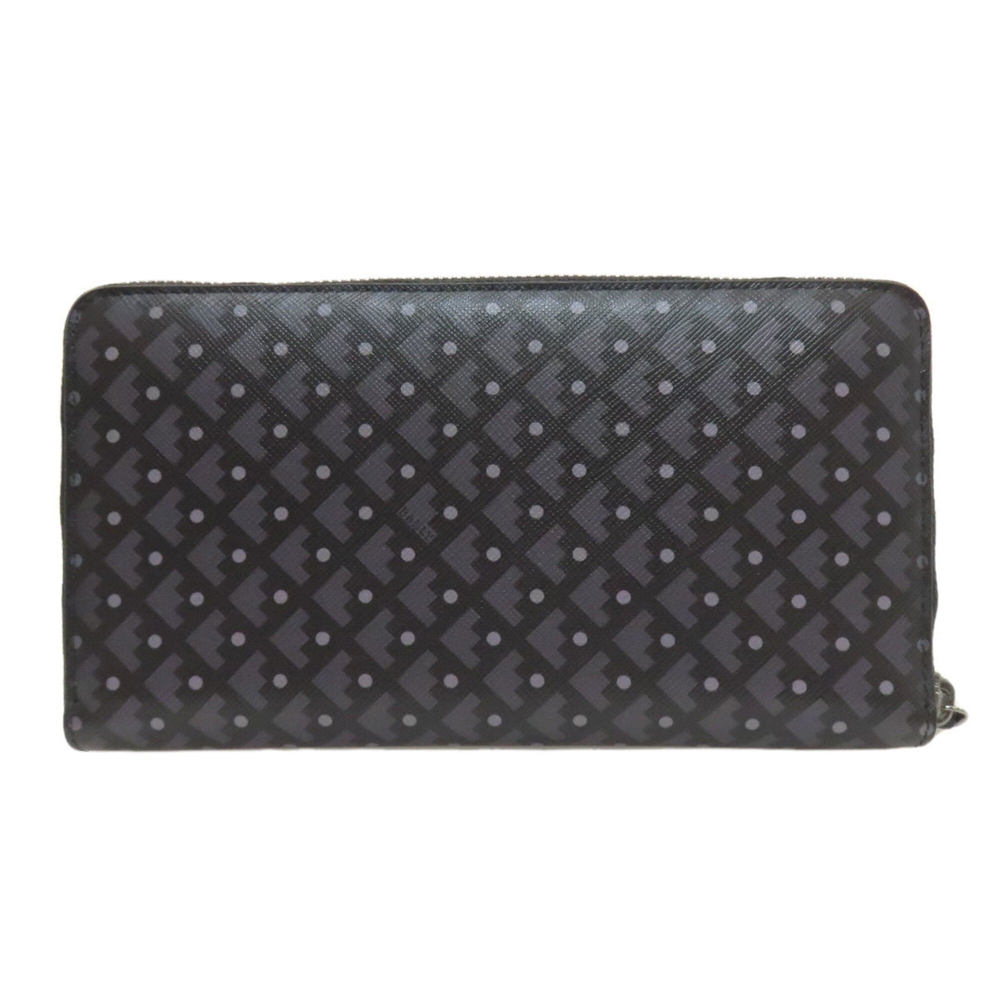 Bally Gray Pvc Long Wallet (Bi-Fold) (Pre-Owned)