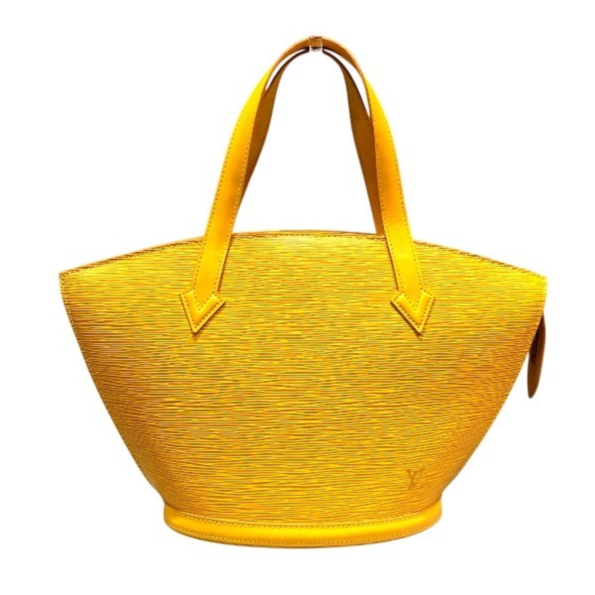 Louis Vuitton Yellow Leather Handbag (Pre-Owned)
