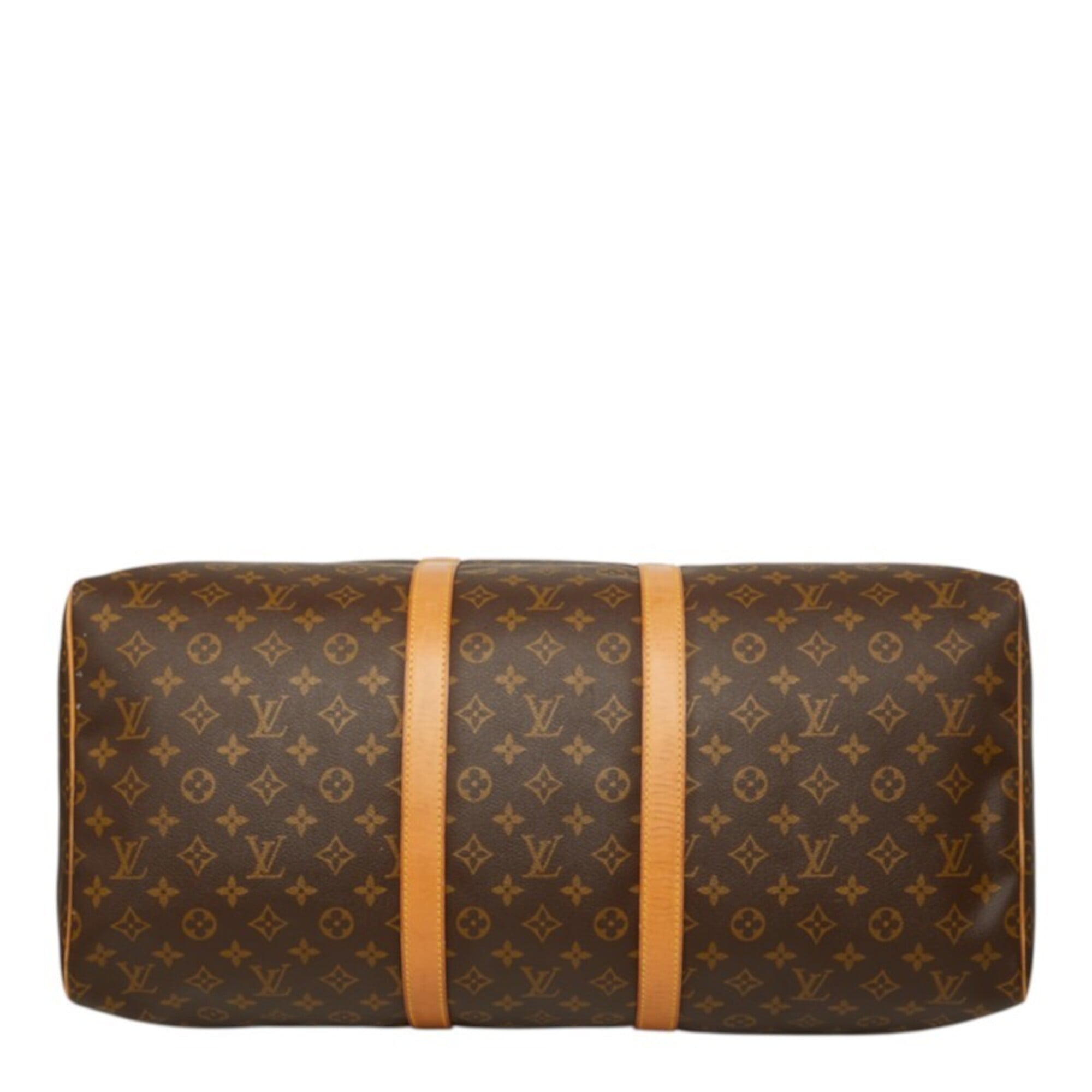 Louis Vuitton Monogram Brown Pvc Leather Boston Bag Handbag (Pre-Owned)