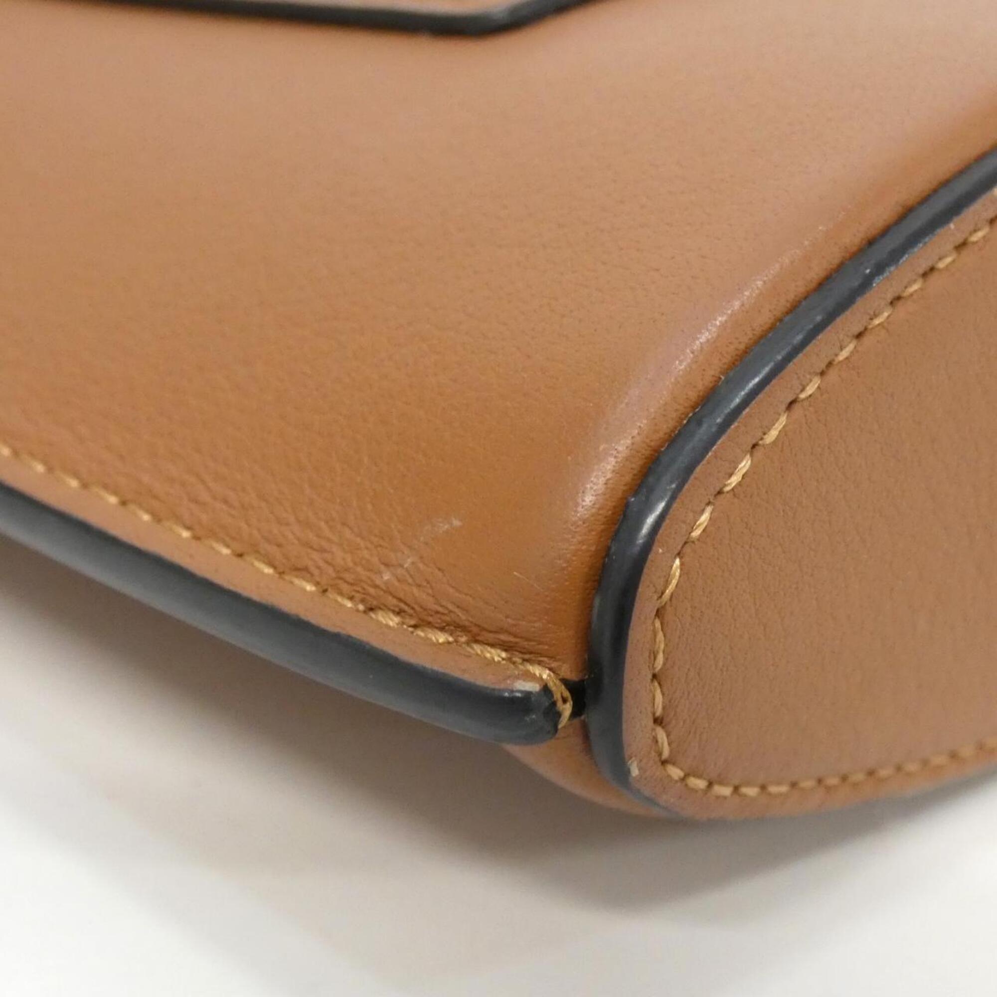 Loewe Brown Leather Shoulder Bag (Pre-Owned)