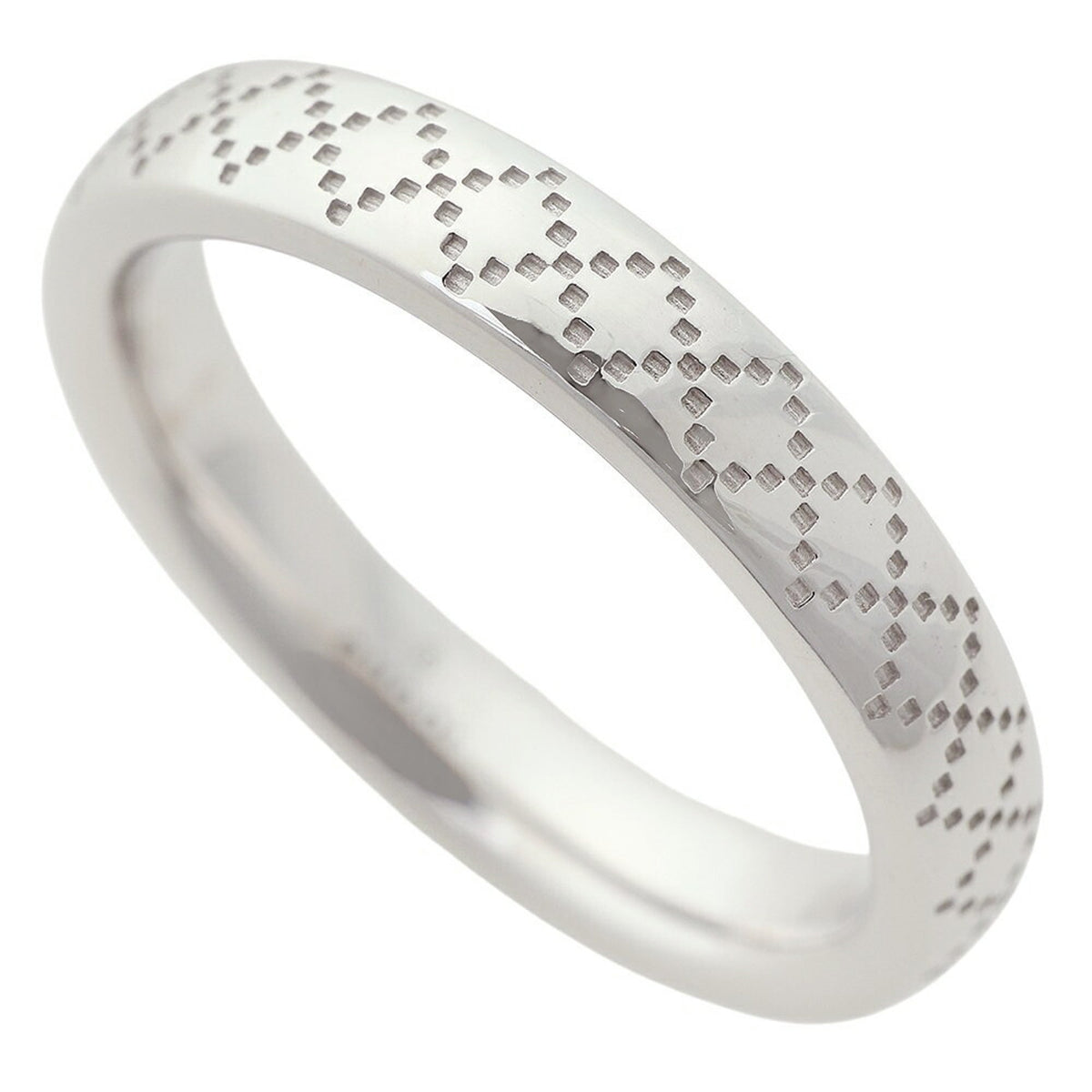 Gucci White Gold White Gold (18K) Band Ring (Pre-Owned)