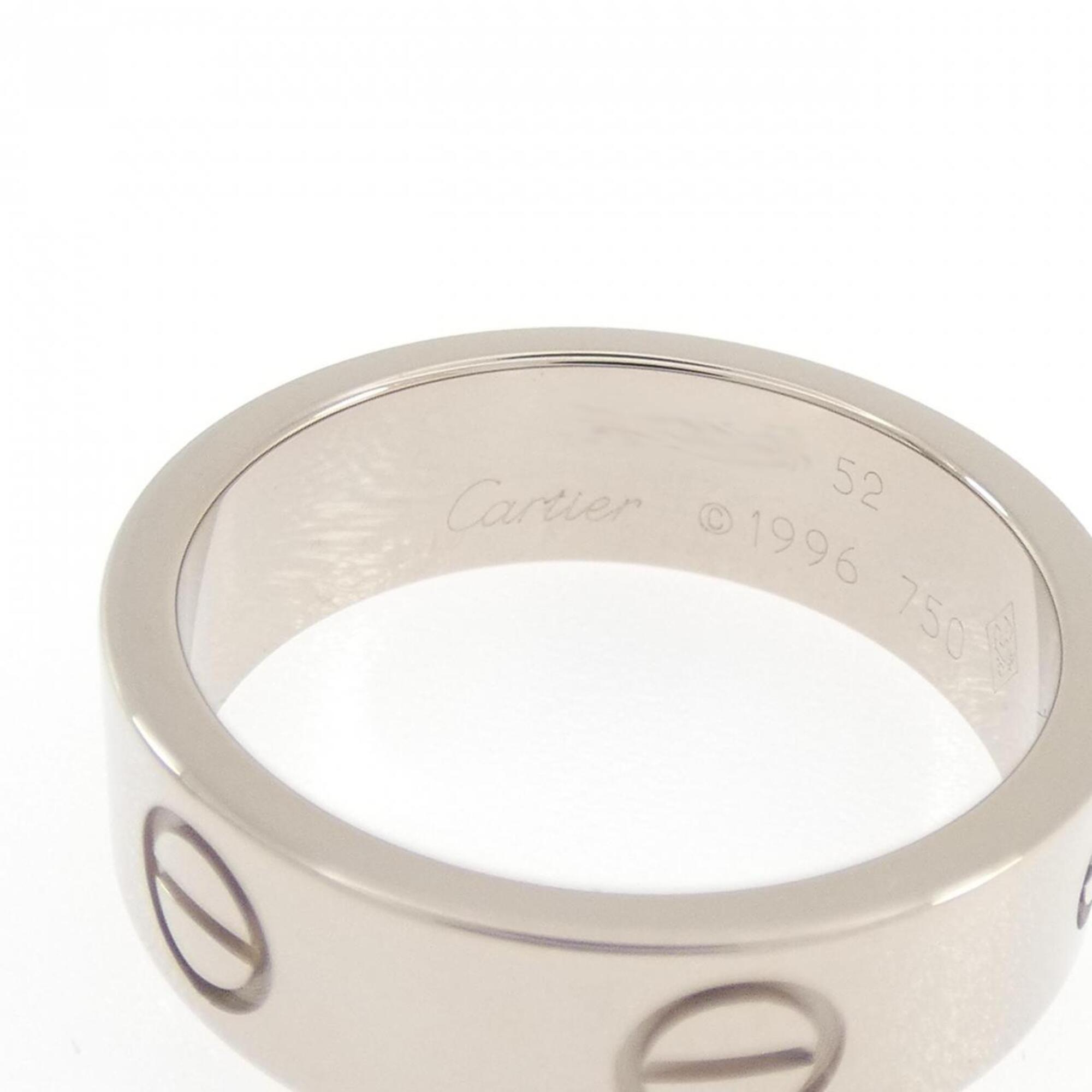 Cartier Love White Gold (18K) Band Ring (Pre-Owned)