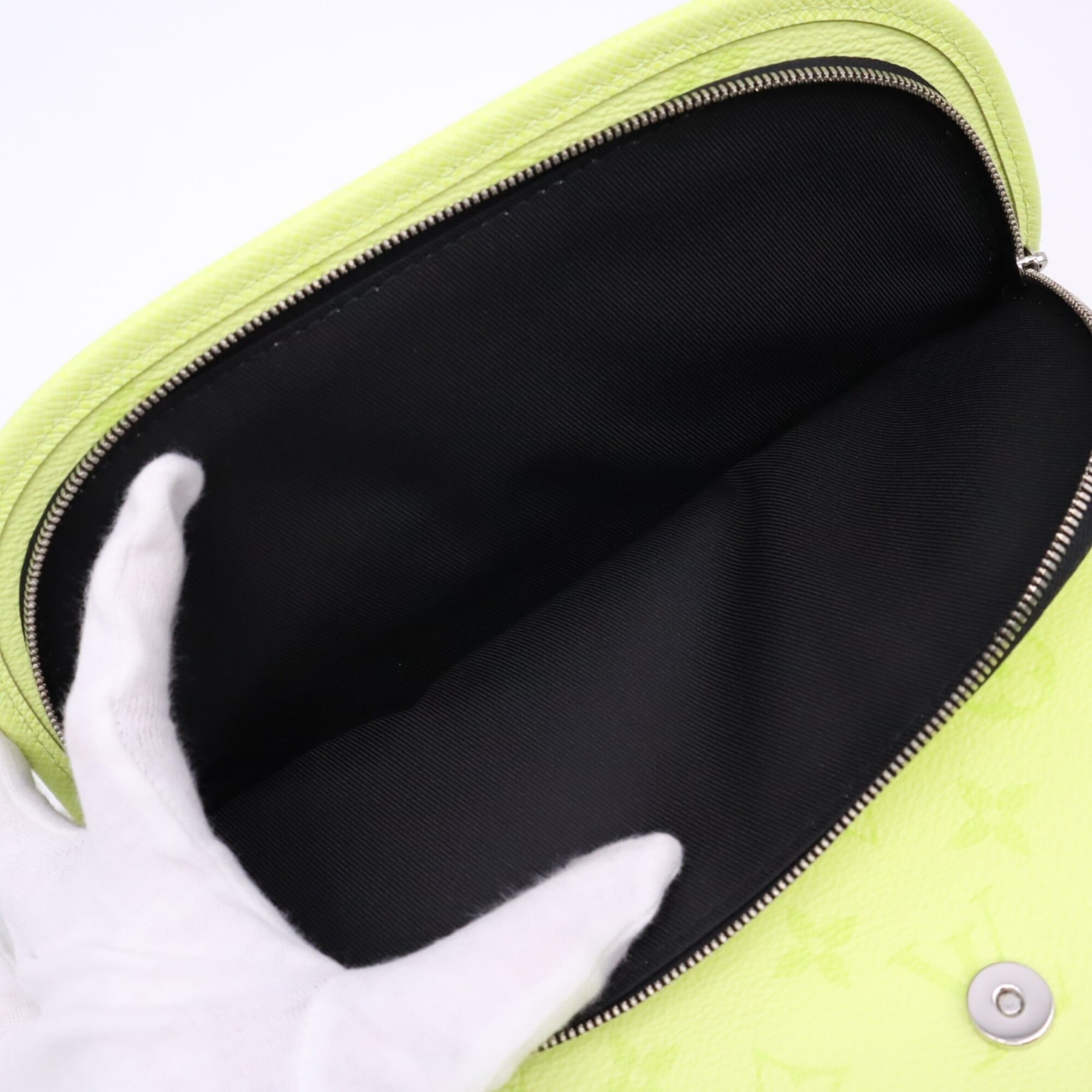 Louis Vuitton Lemon Yellow Coated Canvas Shoulder Bag (Pre-Owned)