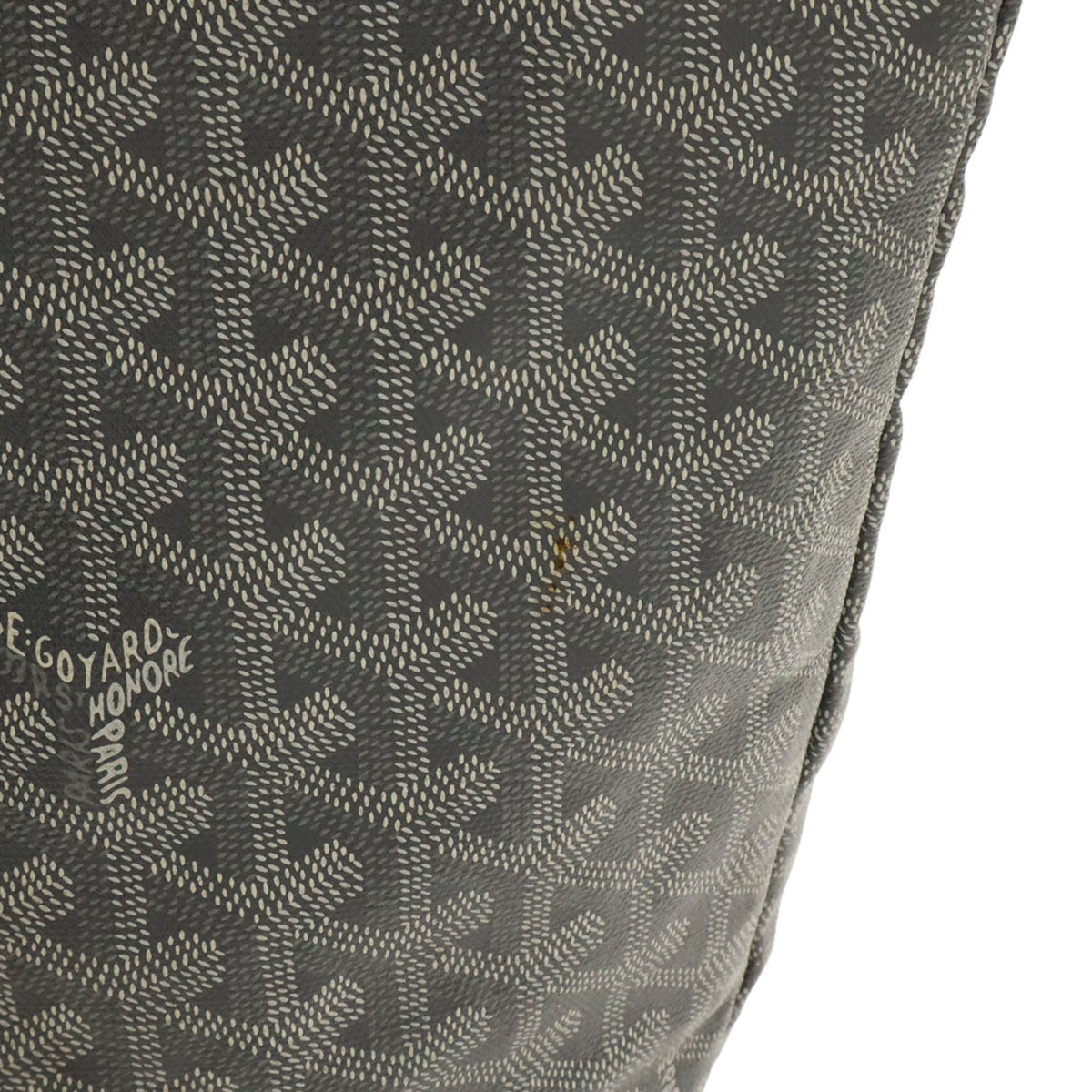 Goyard Gray White Yellow Coated Canvas Pouch Shoulder Bag Tote Bag (Pre-Owned)