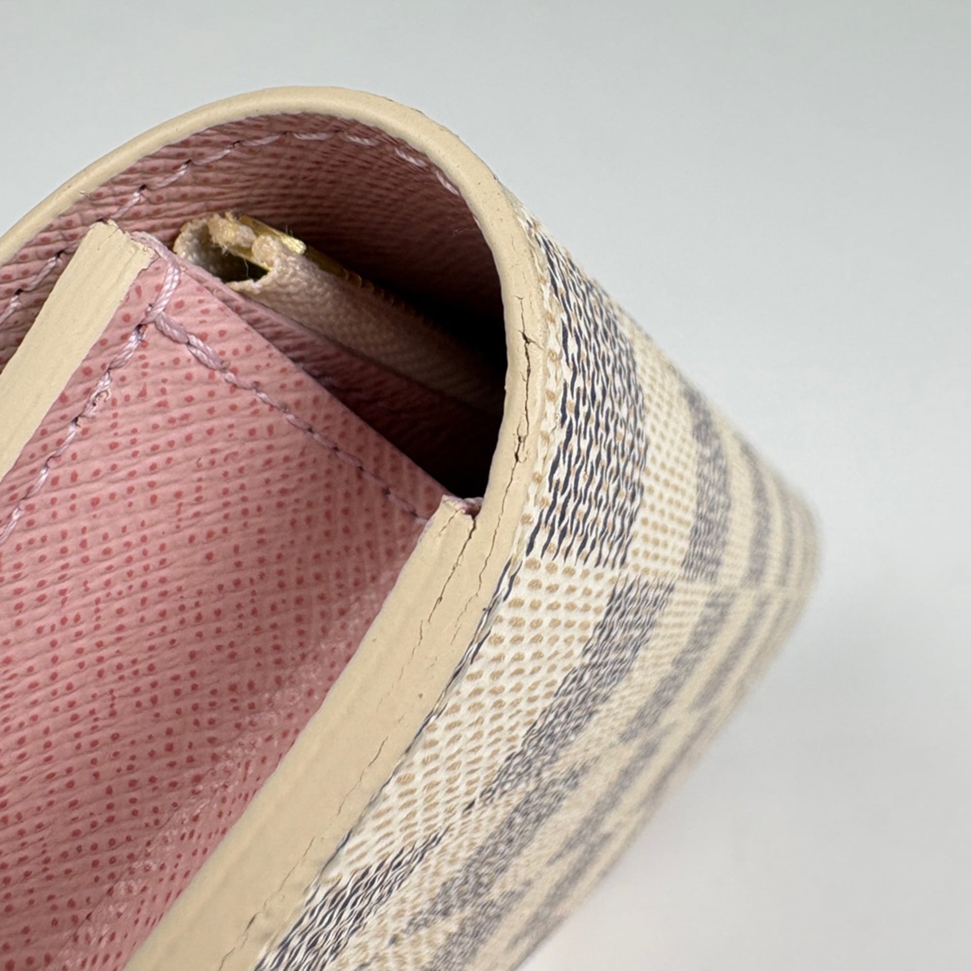 Louis Vuitton Damier Azur Rose Ballerine White Damier Azur (Pre-Owned)
