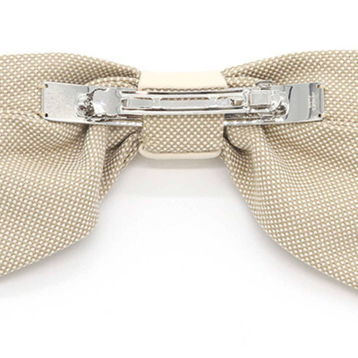 Hermes Beige Blue Off-White Canvas Leather (Pre-Owned)