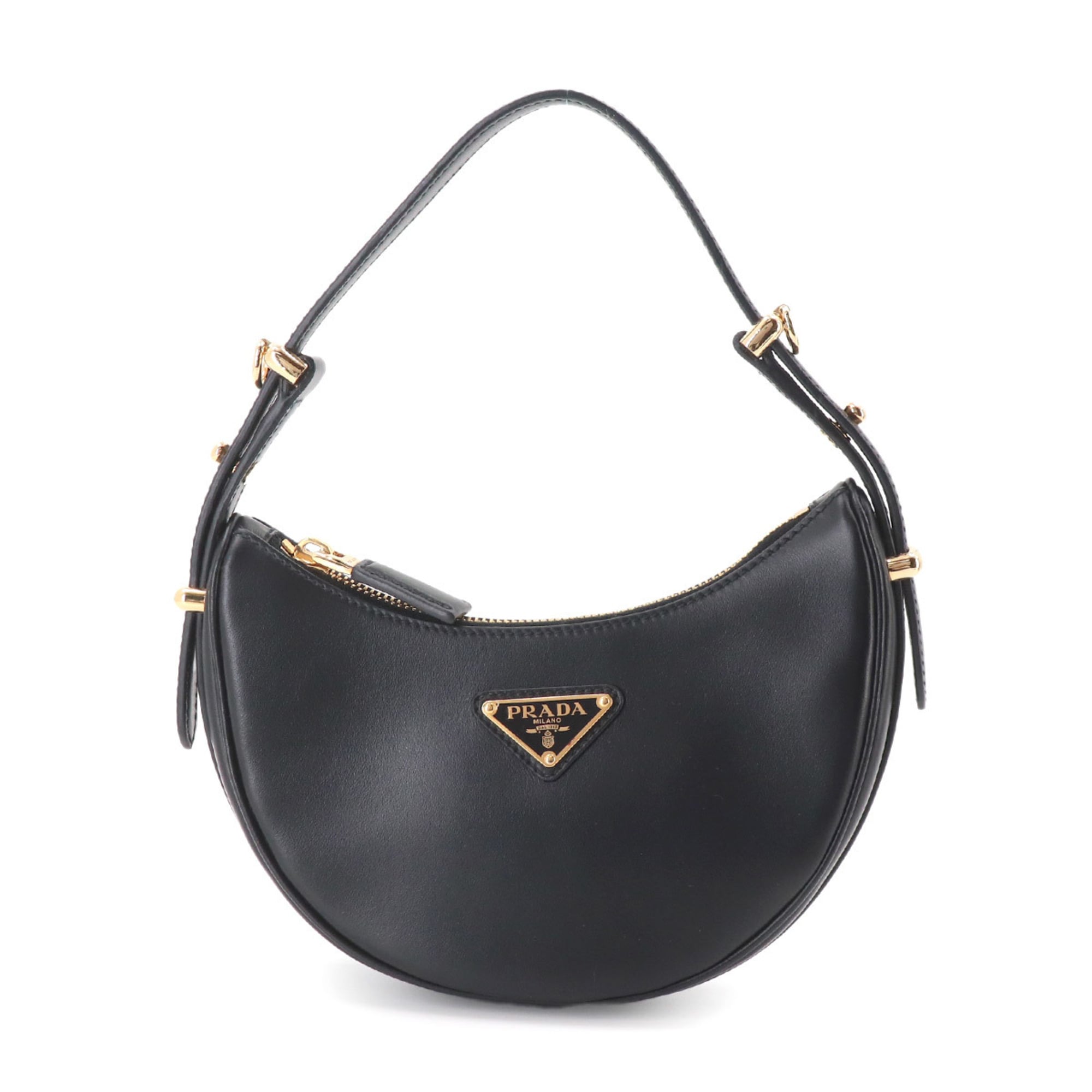 Prada Black Leather Handbag (Pre-Owned)