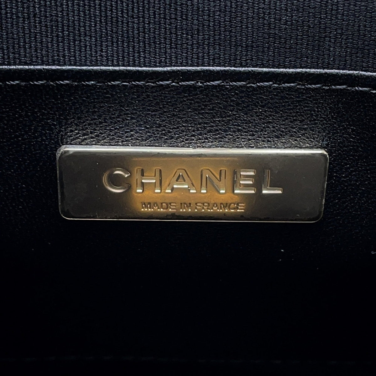 Chanel Black Leather Handbag Shoulder Bag (Pre-Owned)