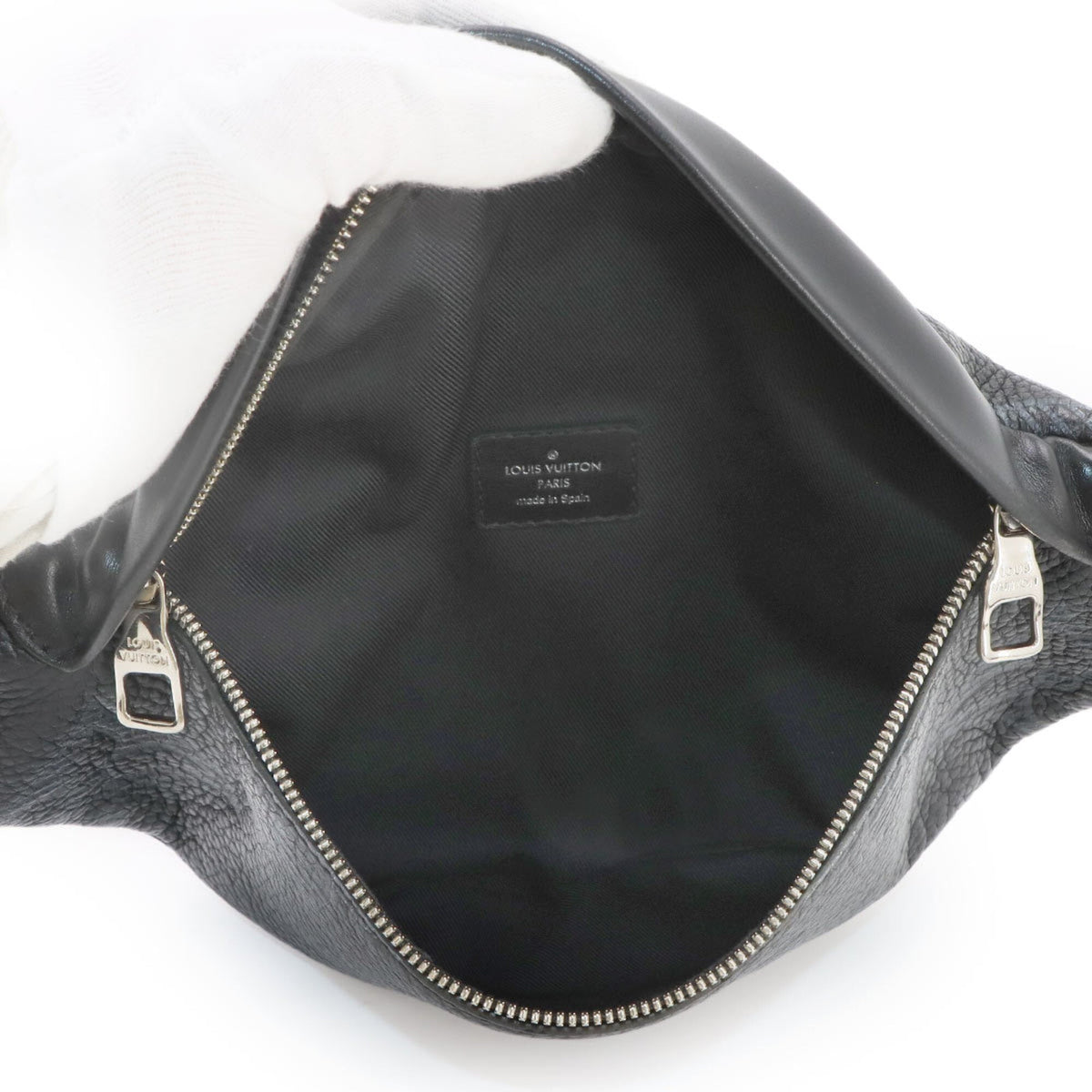 Louis Vuitton Noir Monogram Shadow Fanny Pack Sling Bag (Pre-Owned)