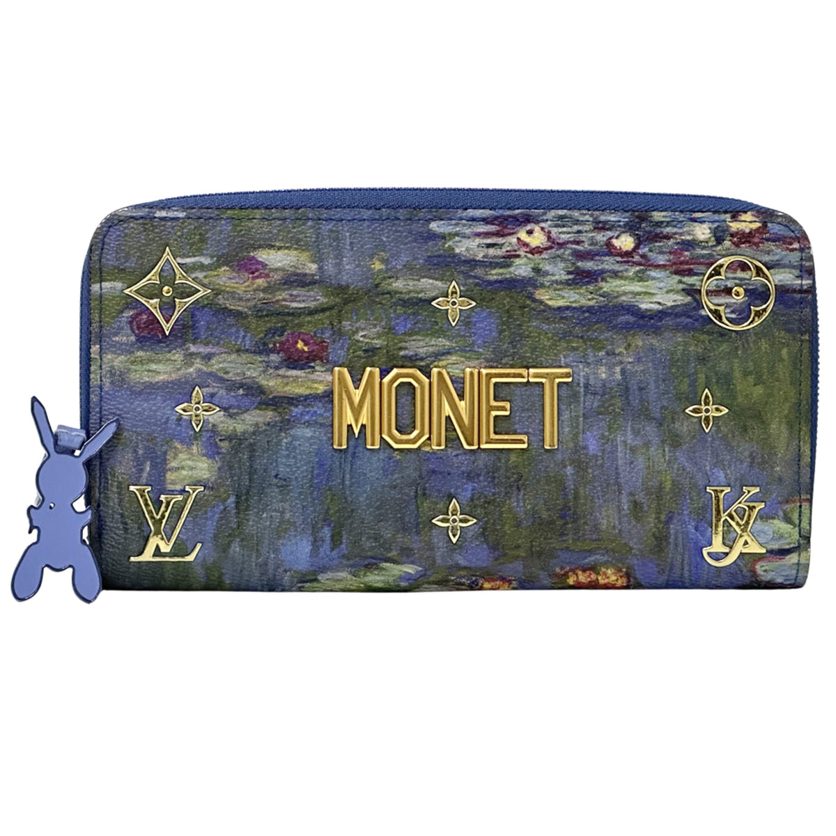 Louis Vuitton Blue Long Wallet (Bi-Fold) (Pre-Owned)