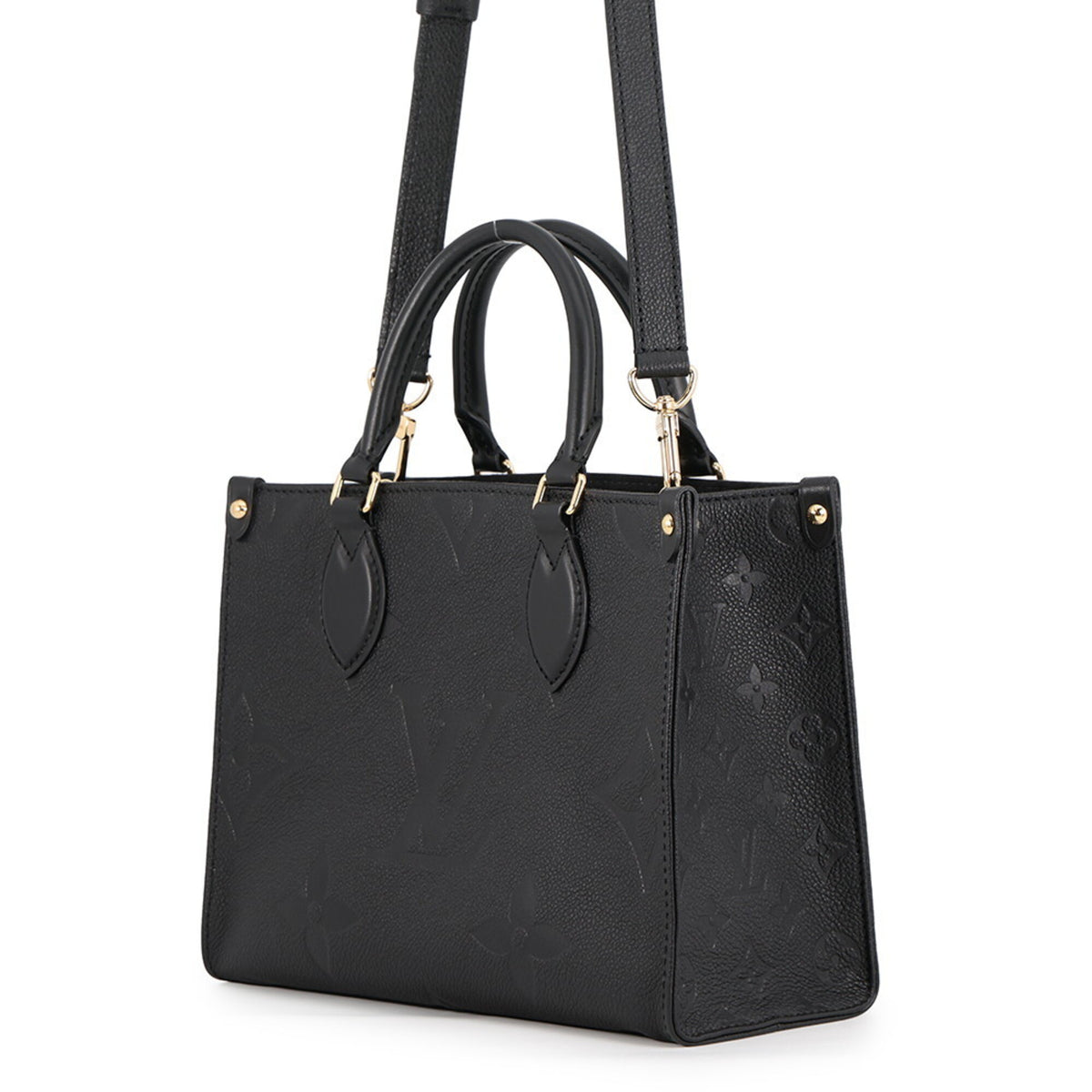 Louis Vuitton Noir Monogram Empreinte Handbag (Pre-Owned)
