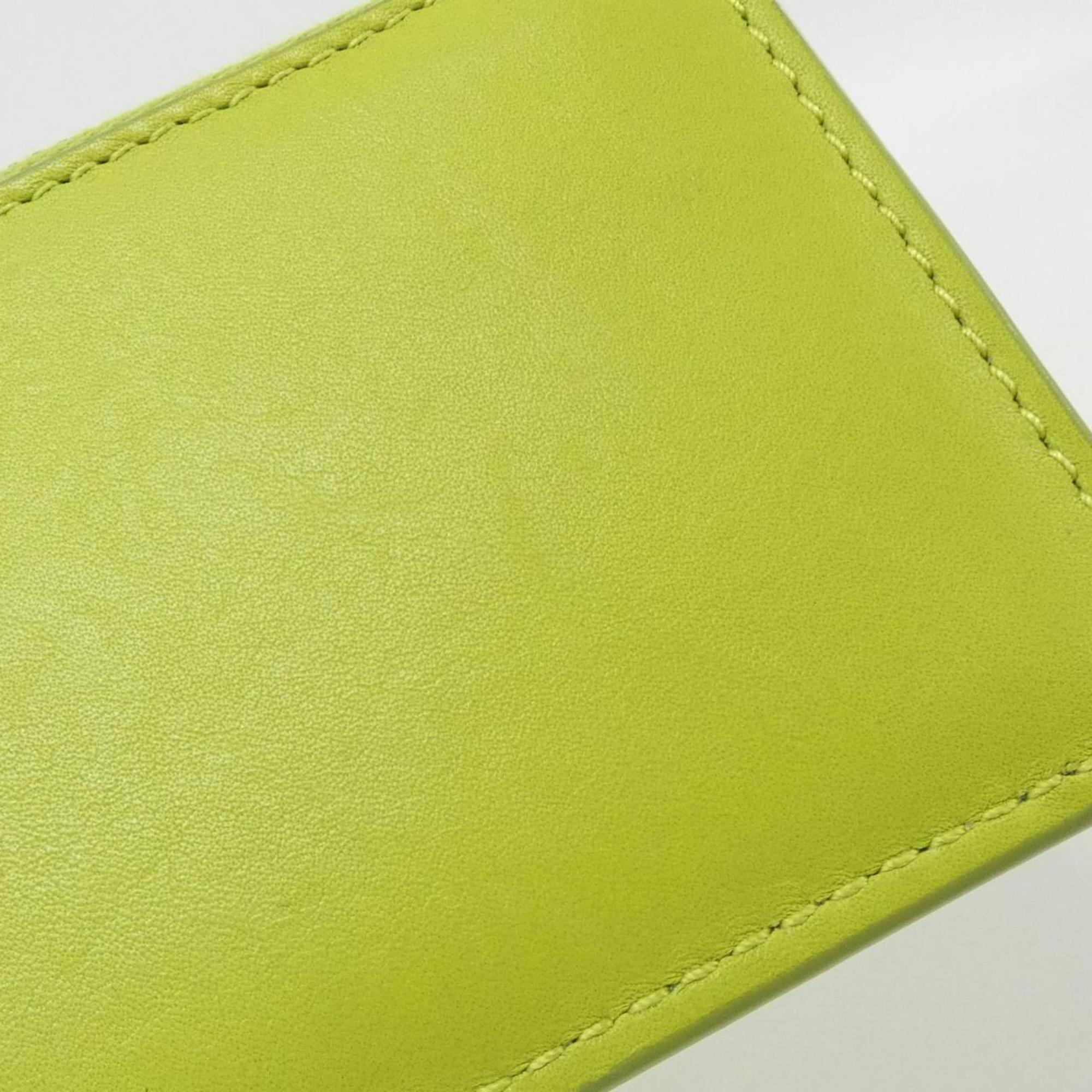 Gucci Green Leather Coin Purse/Coin Case (Pre-Owned)