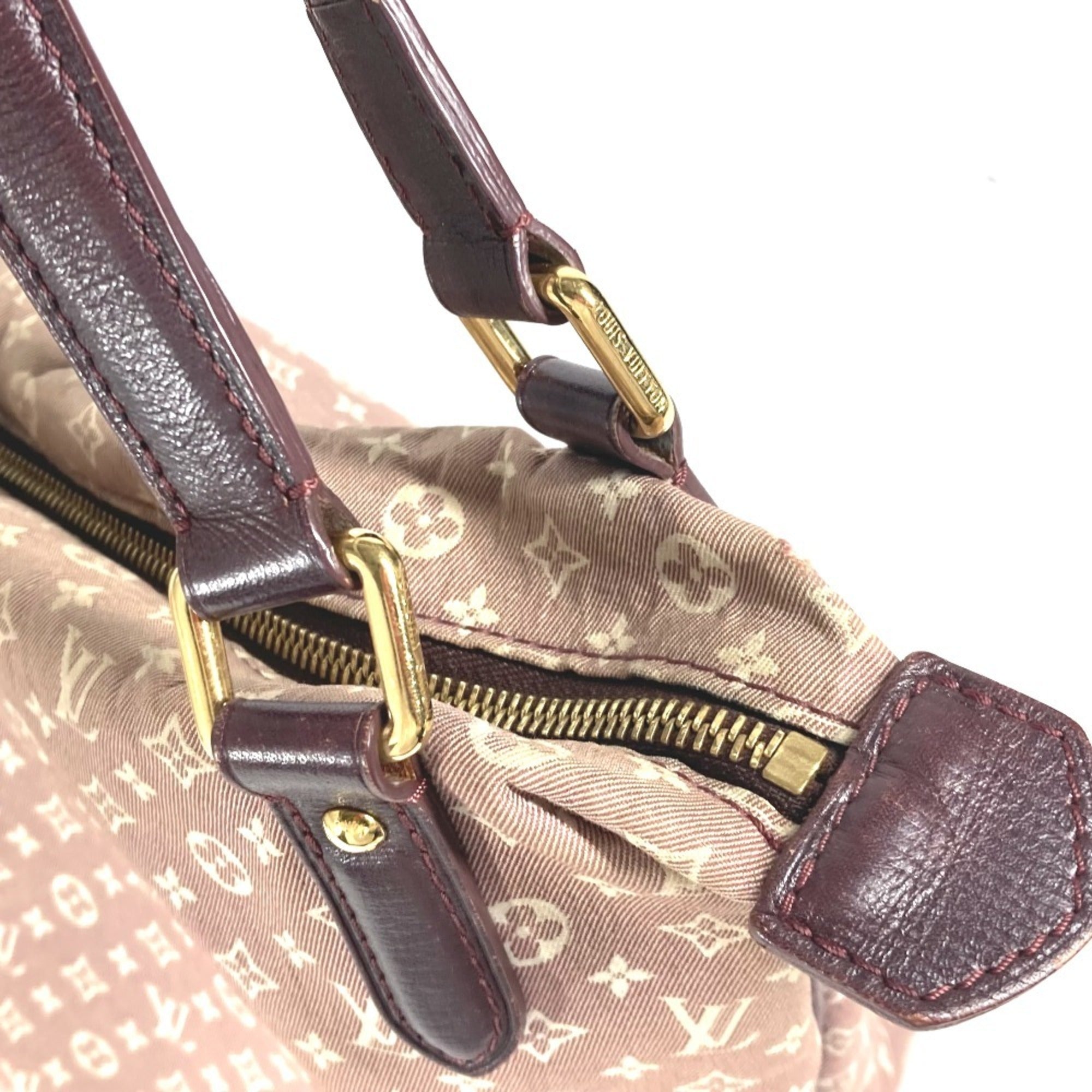 Louis Vuitton Red Color Sepia Monogram Idylle Shoulder Bag Tote Bag (Pre-Owned)