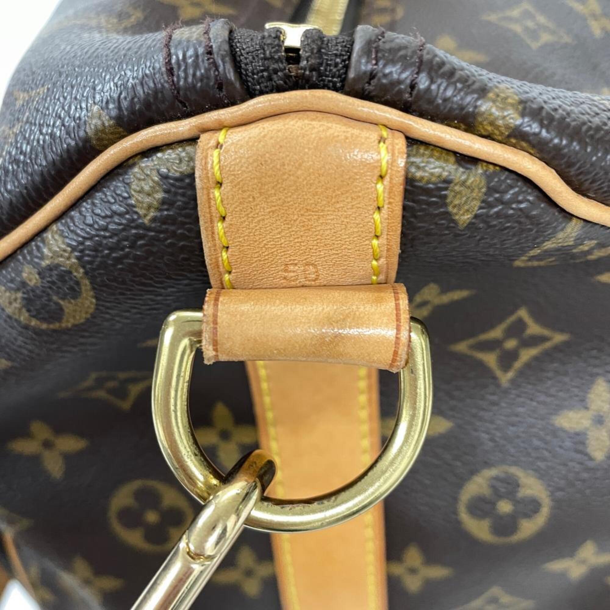 Louis Vuitton Brown Monogram Canvas Boston Bag (Pre-Owned)