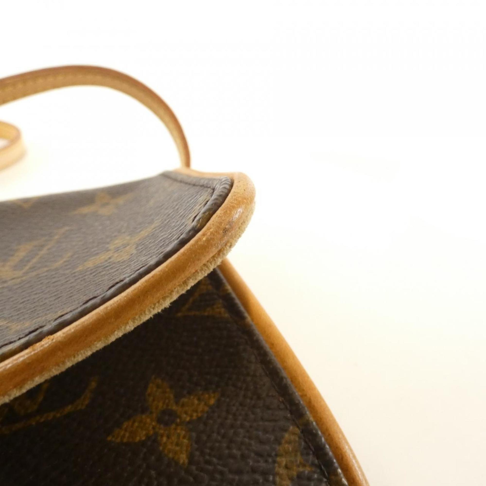 Louis Vuitton Brown Coated Canvas Pochette Shoulder Bag (Pre-Owned)