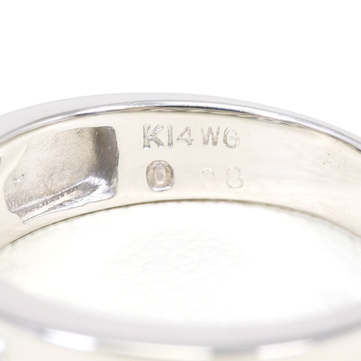 Unbranded White Gold White Gold (18K) Band Ring (Pre-Owned)