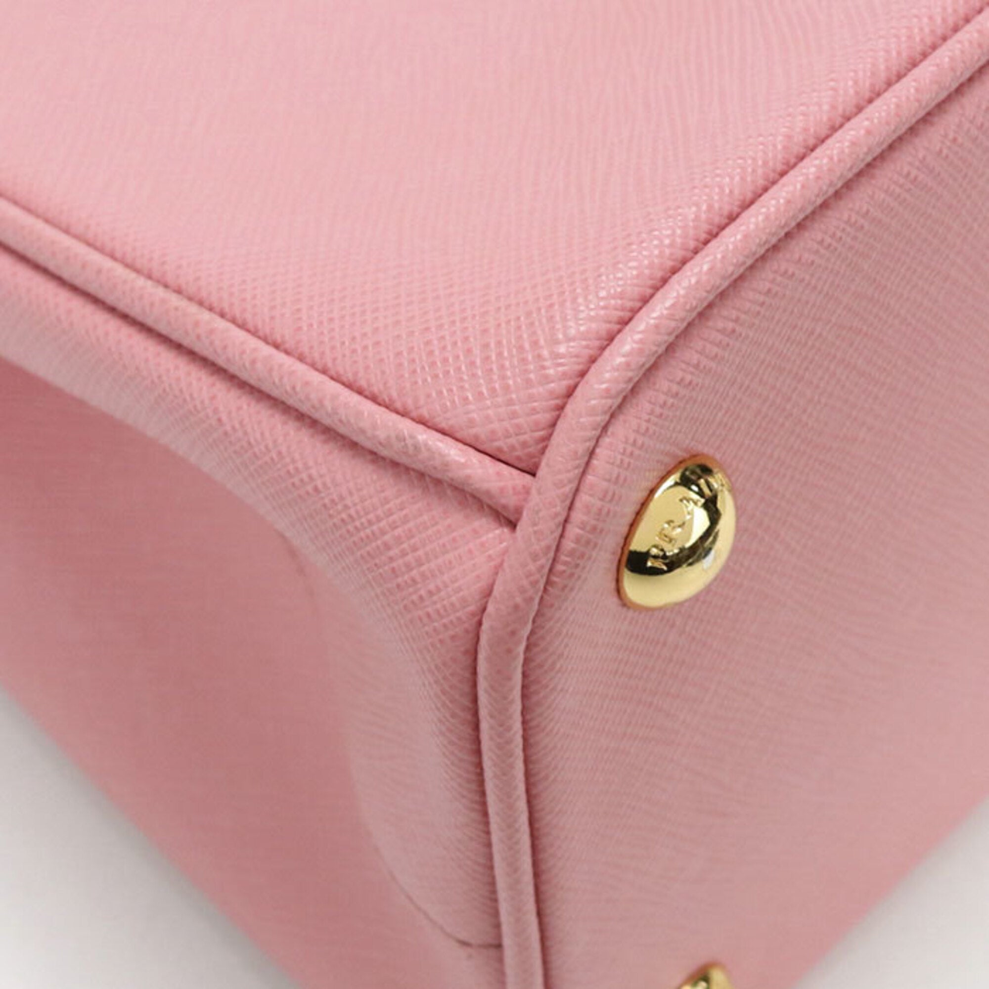 Prada Pink Leather Tote Bag (Pre-Owned)