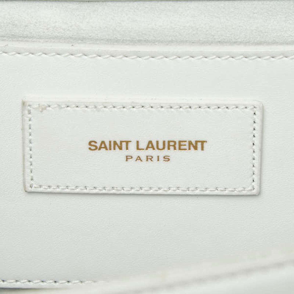 Saint Laurent White Leather Shoulder Bag (Pre-Owned)
