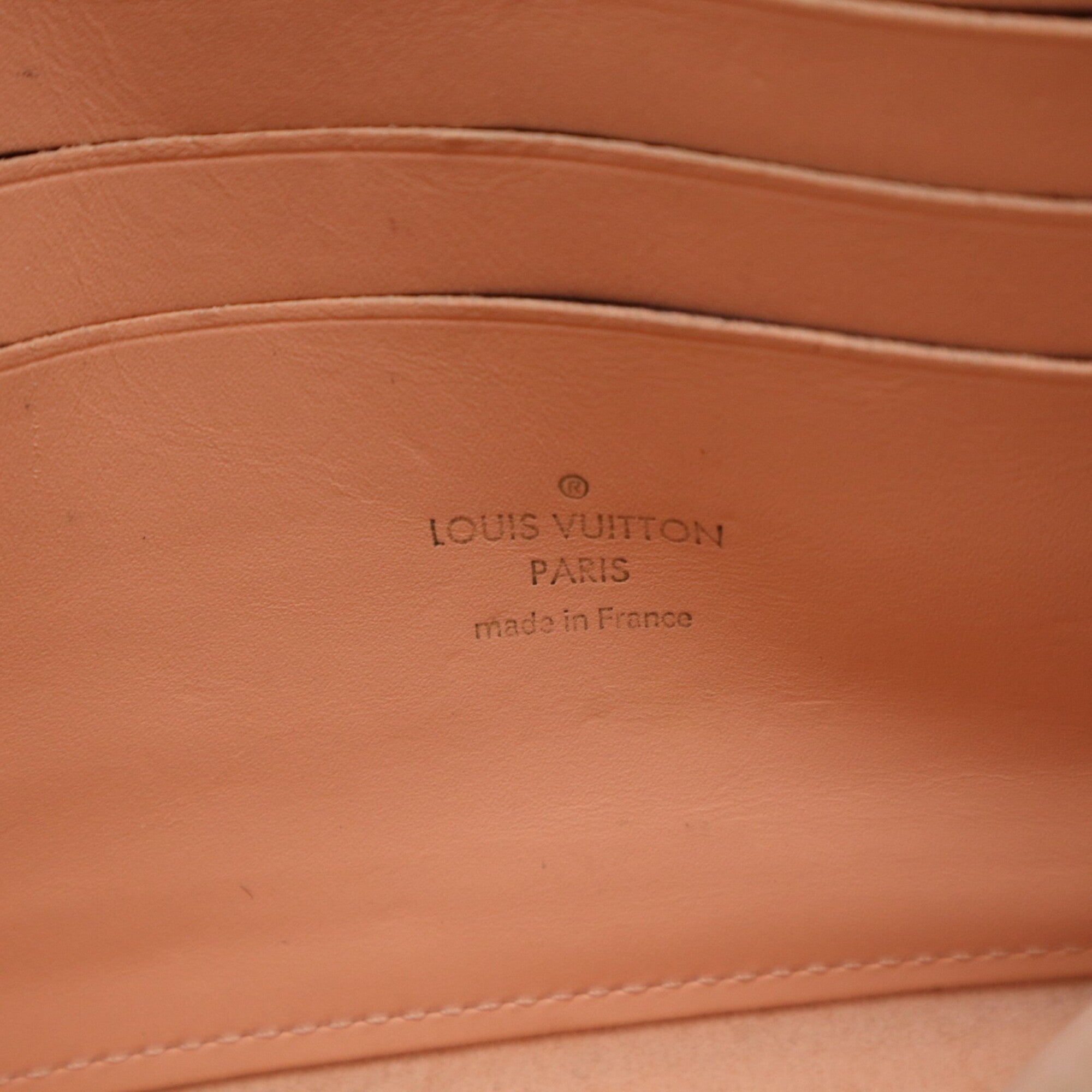Louis Vuitton Beige Pink Brown Damier Canvas Galle Coated Canvas Leather Pochette Shoulder Bag (Pre-Owned)