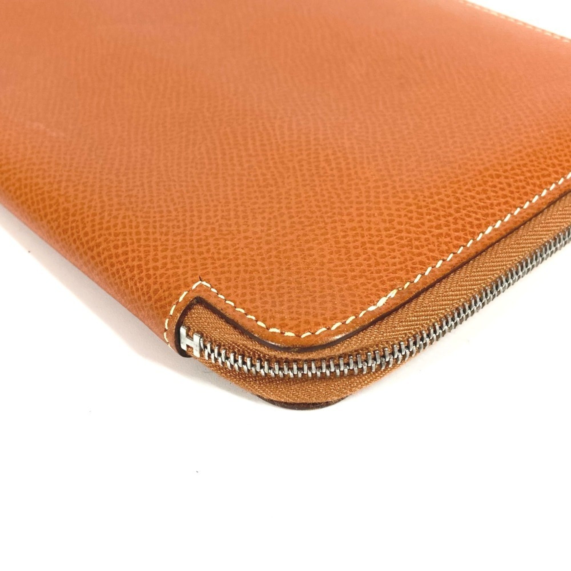 Hermes Azap Epsom Leather Long Wallet (Bi-Fold) (Pre-Owned)