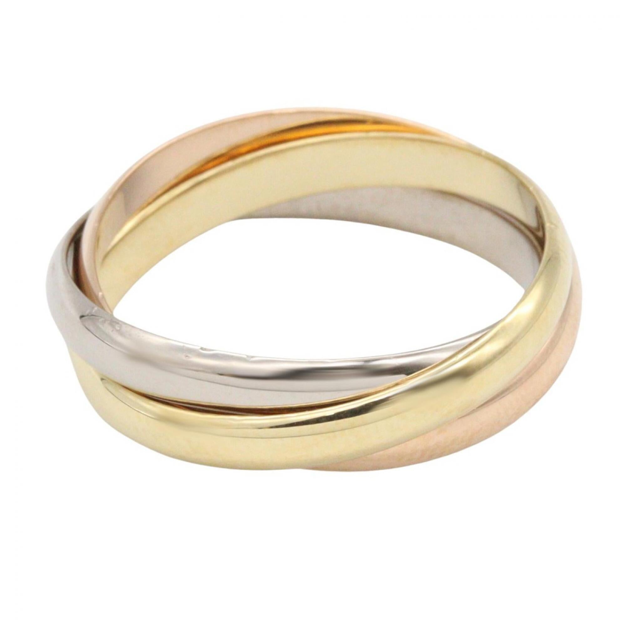 Cartier Gold Silver Yellow Gold (18K) Pink Gold (18K) White Gold (18K) Band Ring (Pre-Owned)