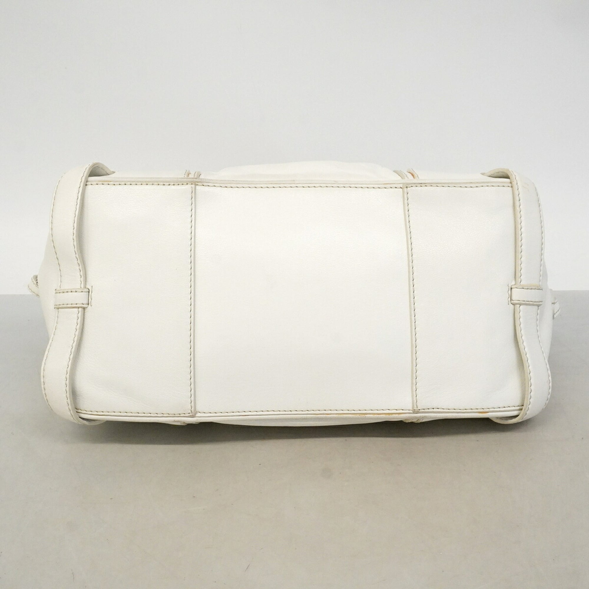 Celine White Leather Handbag (Pre-Owned)