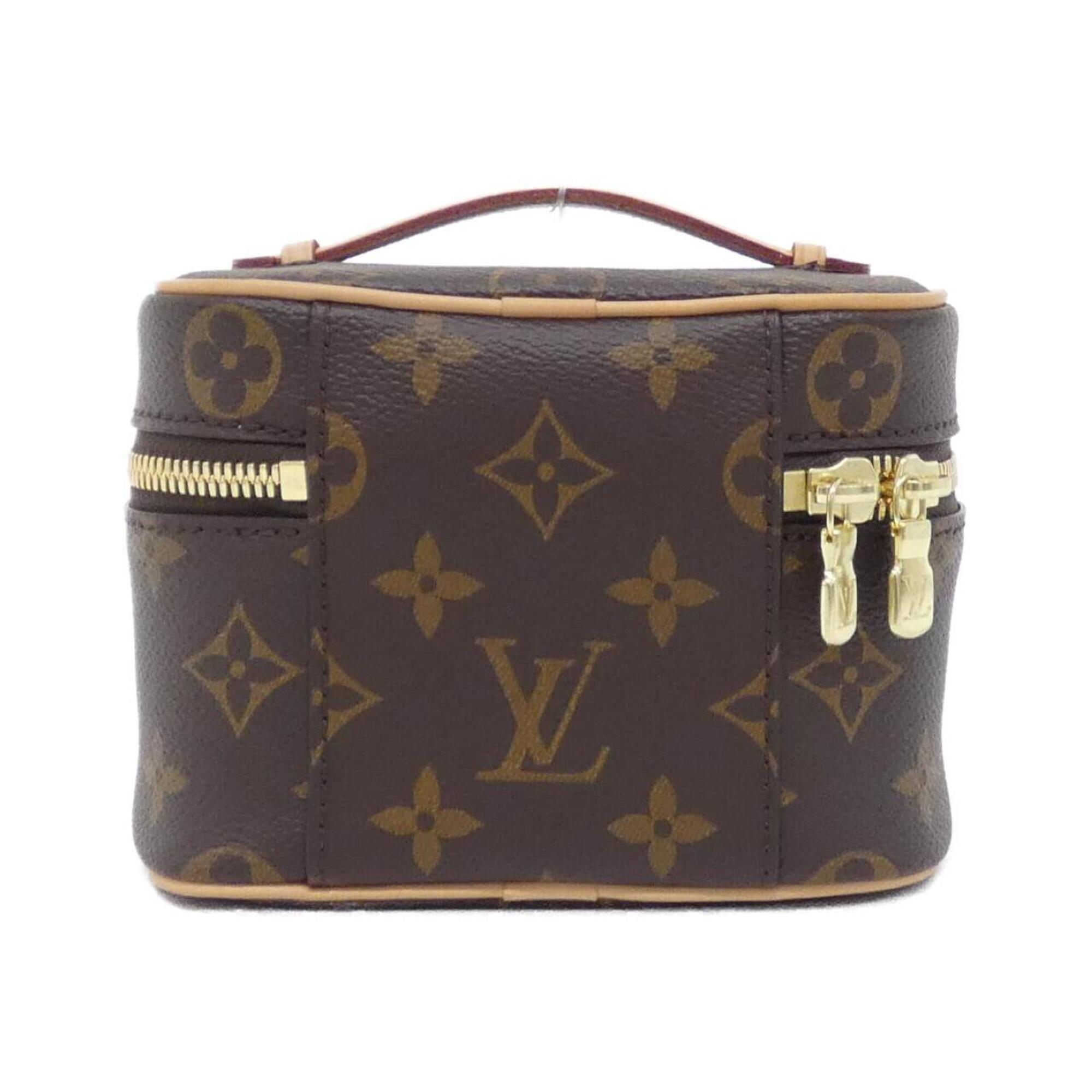 Louis Vuitton Marron Coated Canvas Pouch (Pre-Owned)