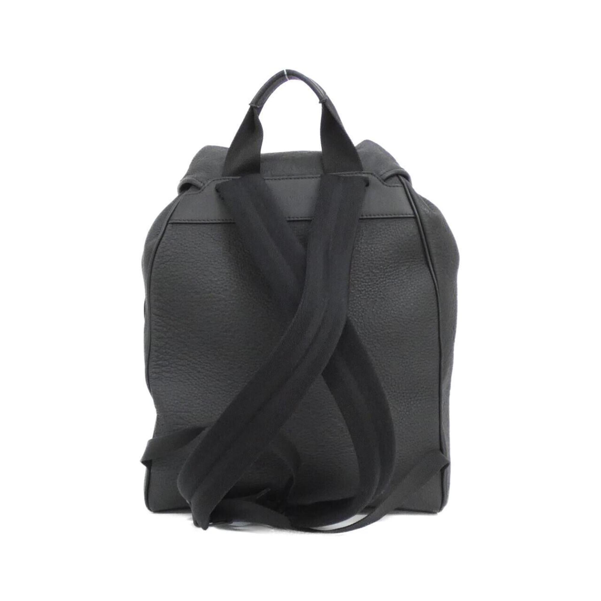 Louis Vuitton Black Leather Backpack (Pre-Owned)