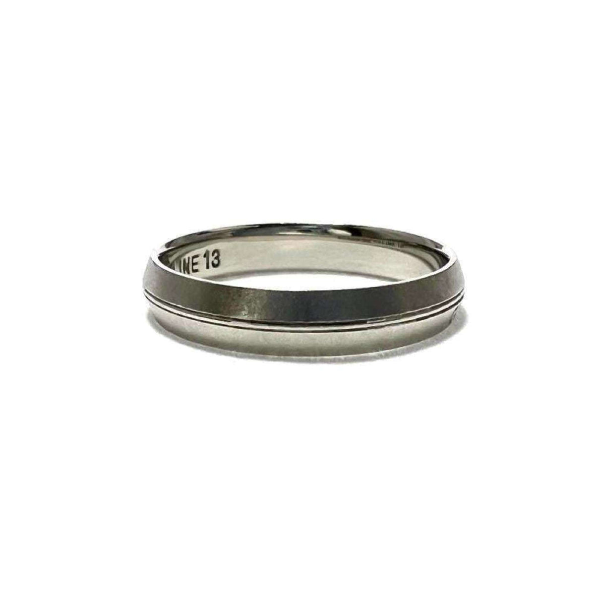 Celine Platinum 850 Band Ring (Pre-Owned)