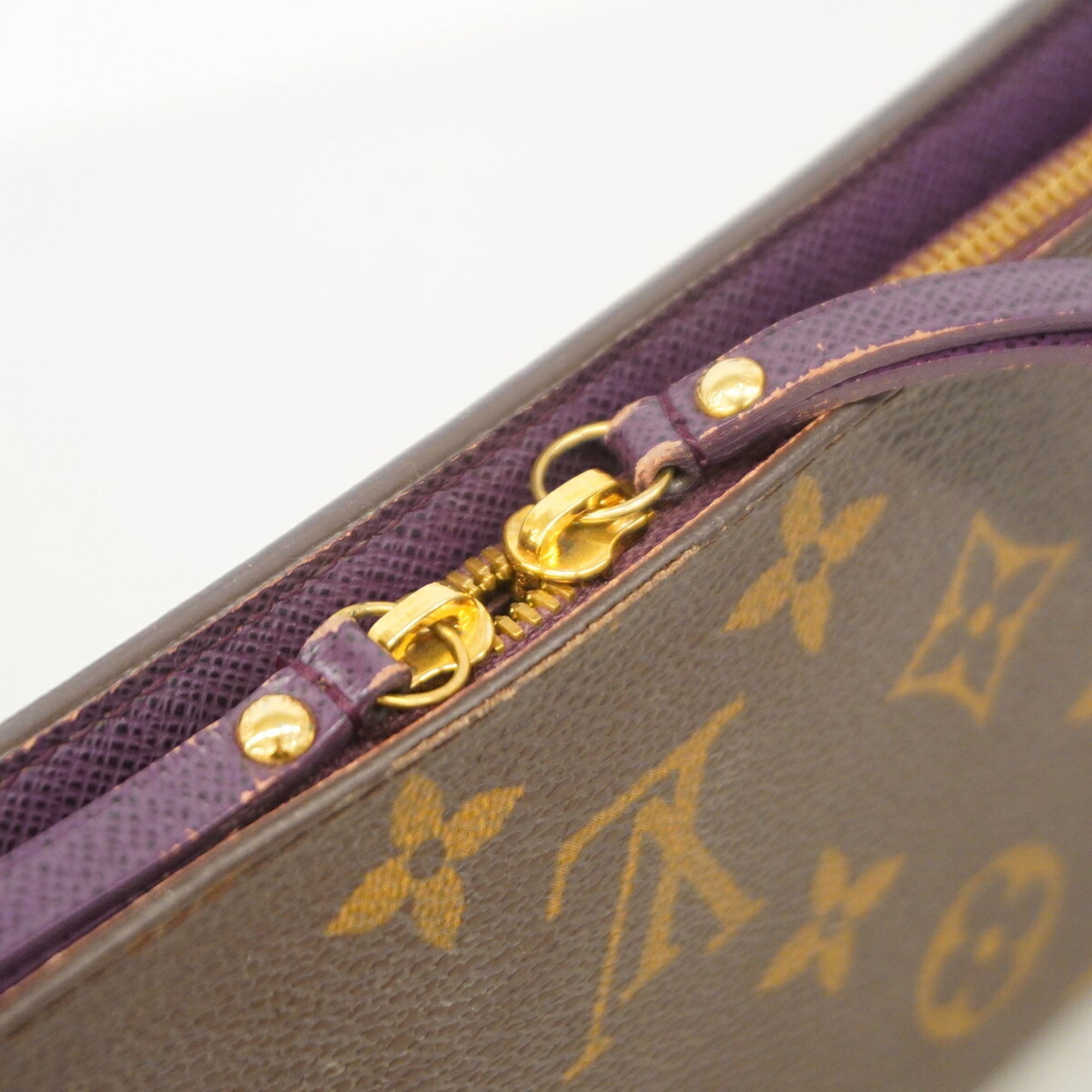 Louis Vuitton Violet Long Wallet (Bi-Fold) (Pre-Owned)