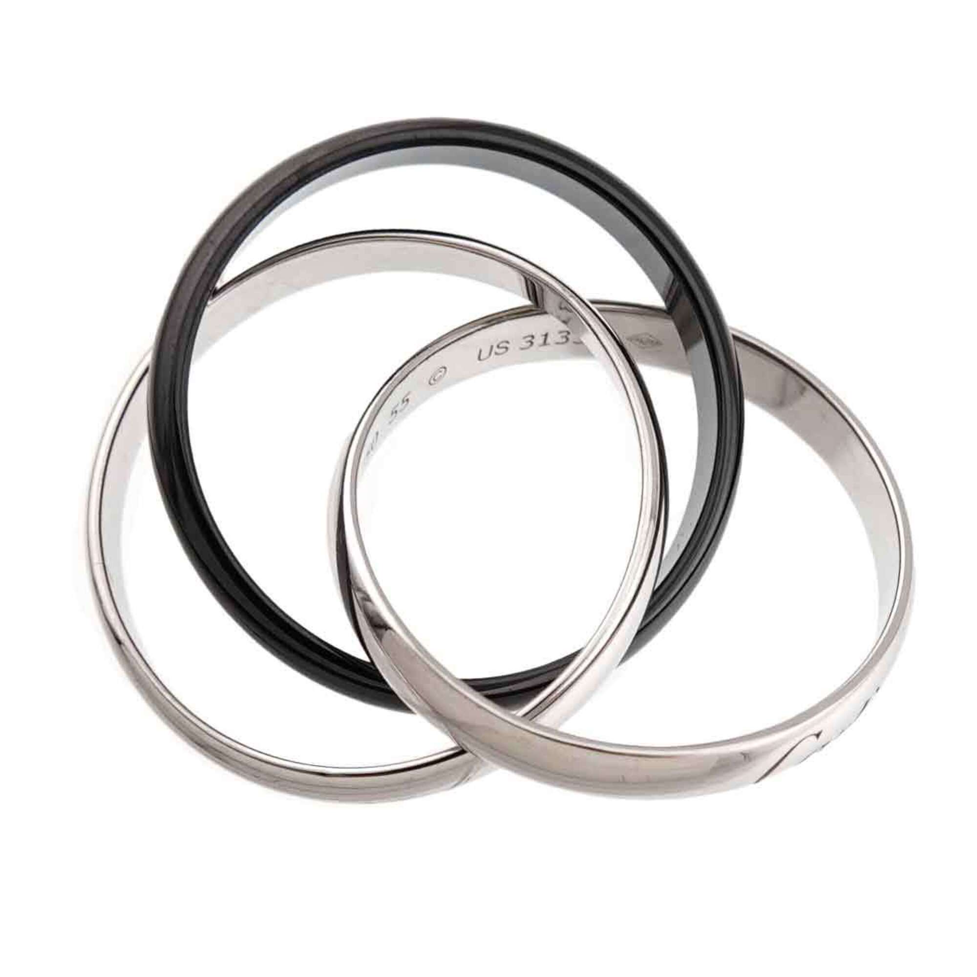 Cartier White Gold (18K) Ceramic Band Ring (Pre-Owned)