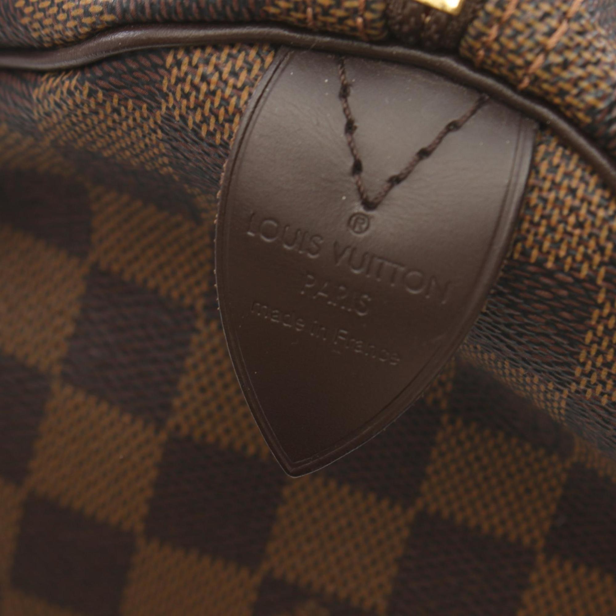 Louis Vuitton Brown Coated Canvas Pvc Leather Handbag (Pre-Owned)