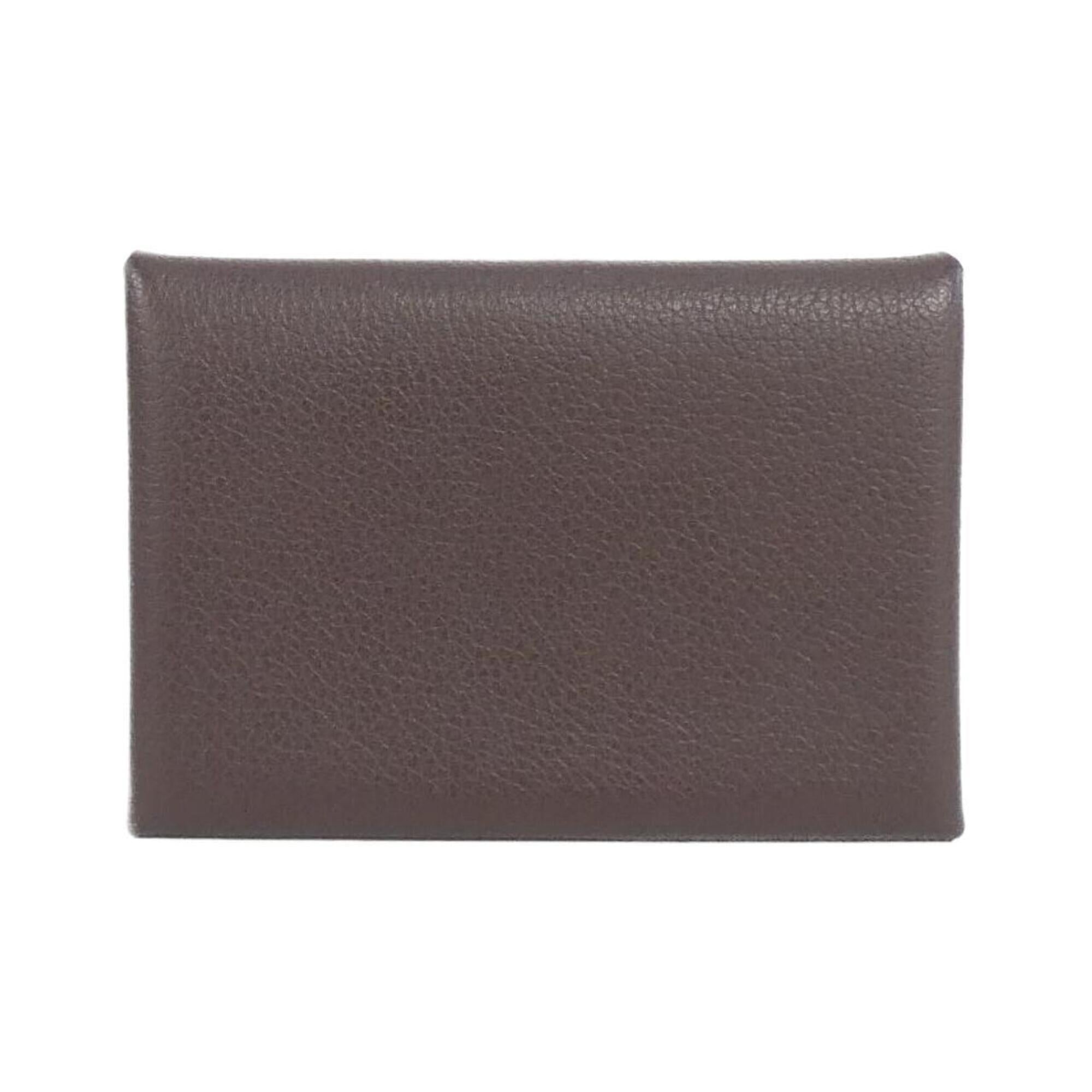 Hermes Brown Coin Purse/Coin Case (Pre-Owned)