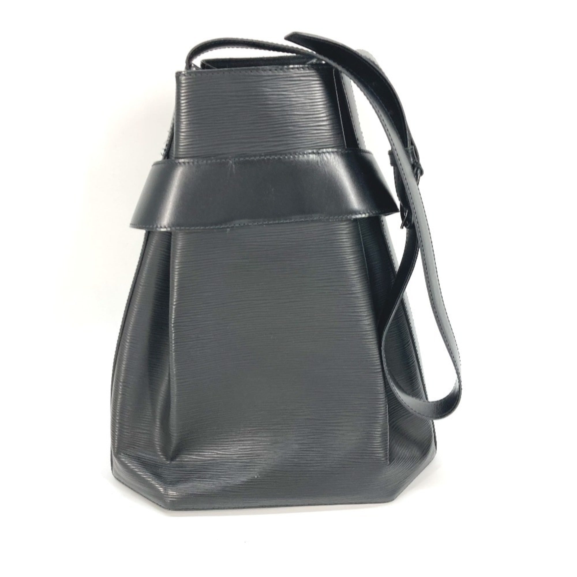 Louis Vuitton Black Noir Epi Leather Pouch Shoulder Bag (Pre-Owned)