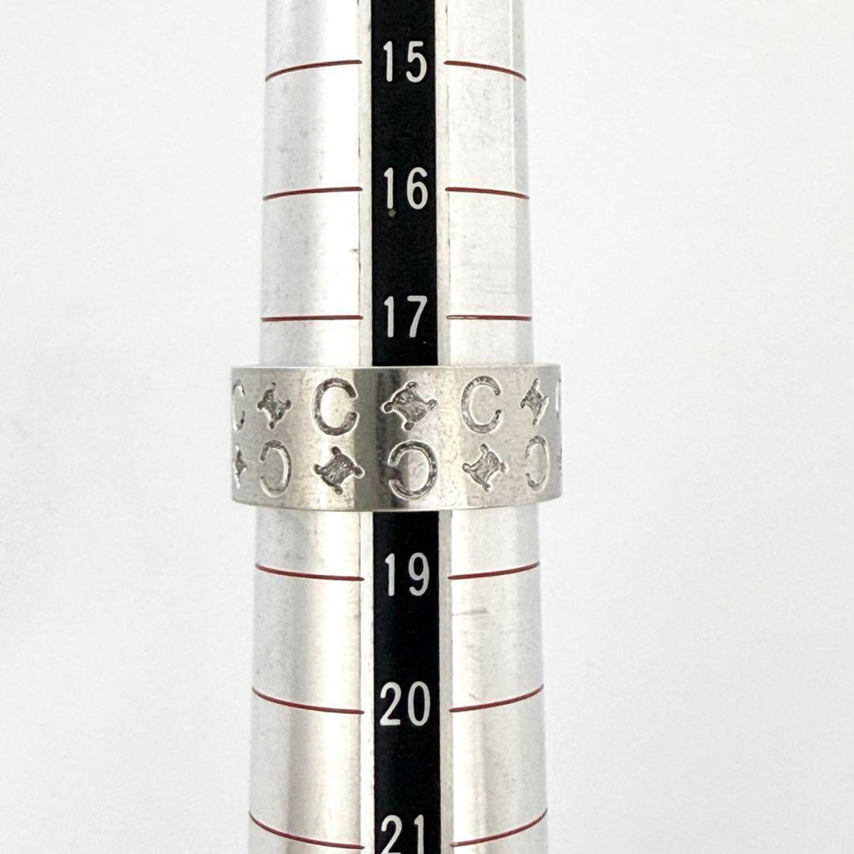 Celine Silver Band Ring (Pre-Owned)