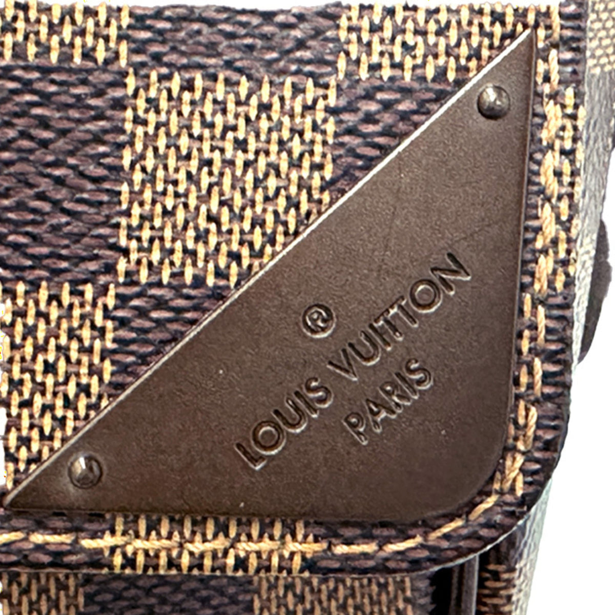 Louis Vuitton Brown Damier Canvas Ebene Damier Canvas Handbag Shoulder Bag (Pre-Owned)