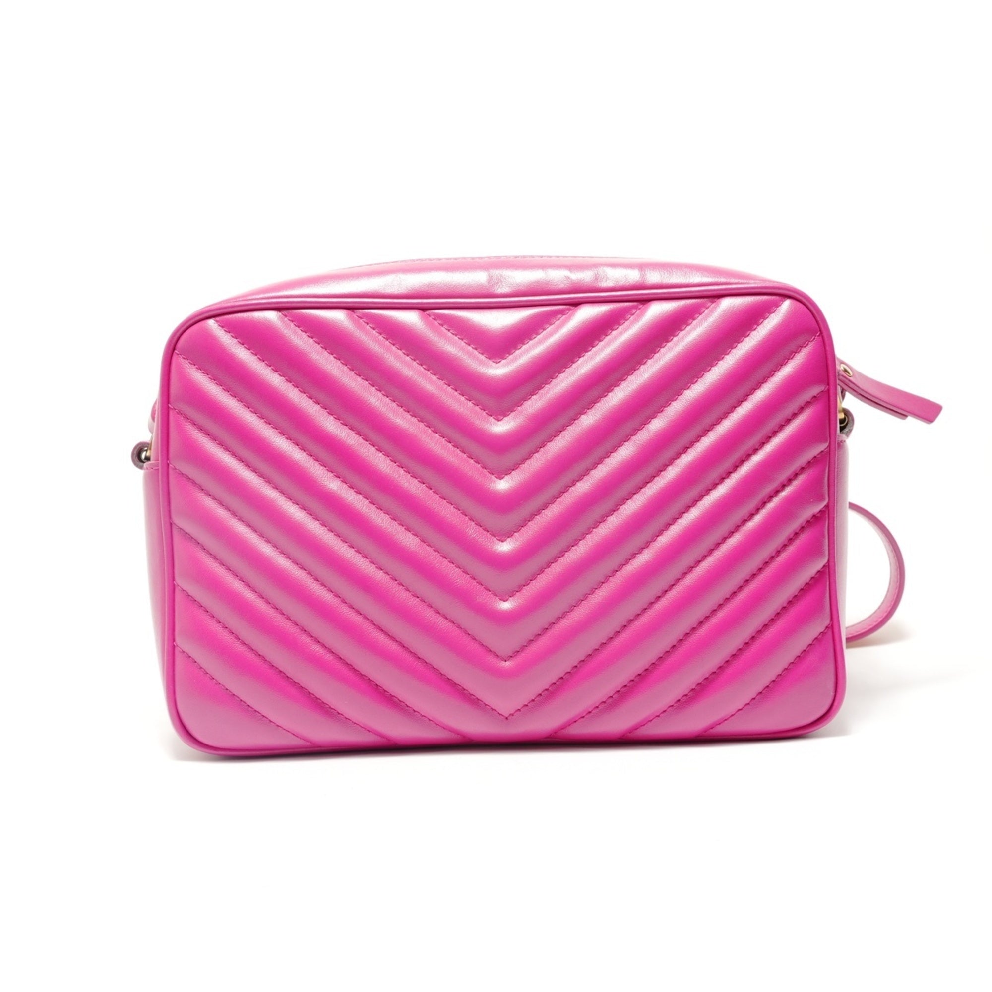 Yves Saint Laurent Pink Quilting Shoulder Bag (Pre-Owned)