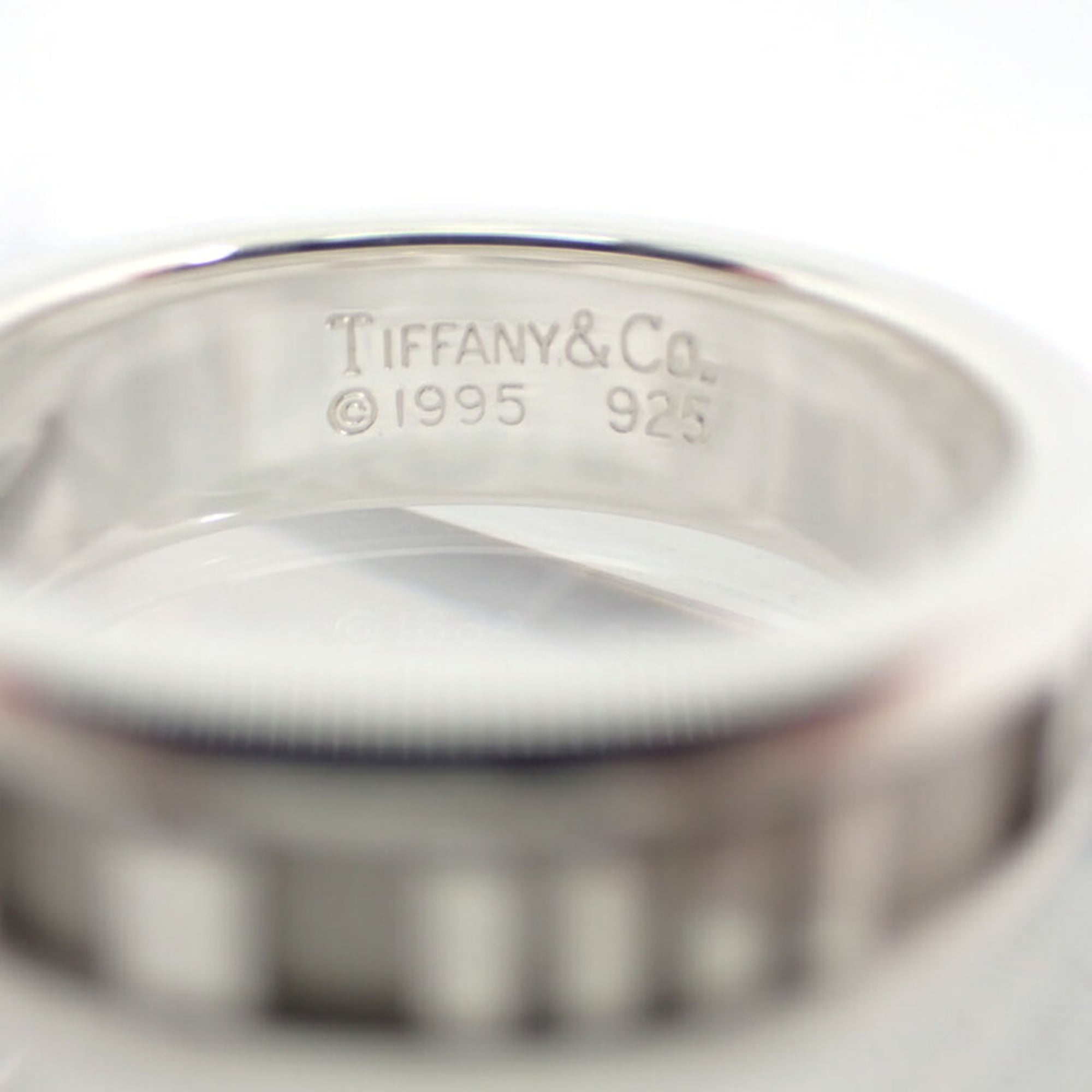 Tiffany Sterling Silver 925 Band Ring (Pre-Owned)