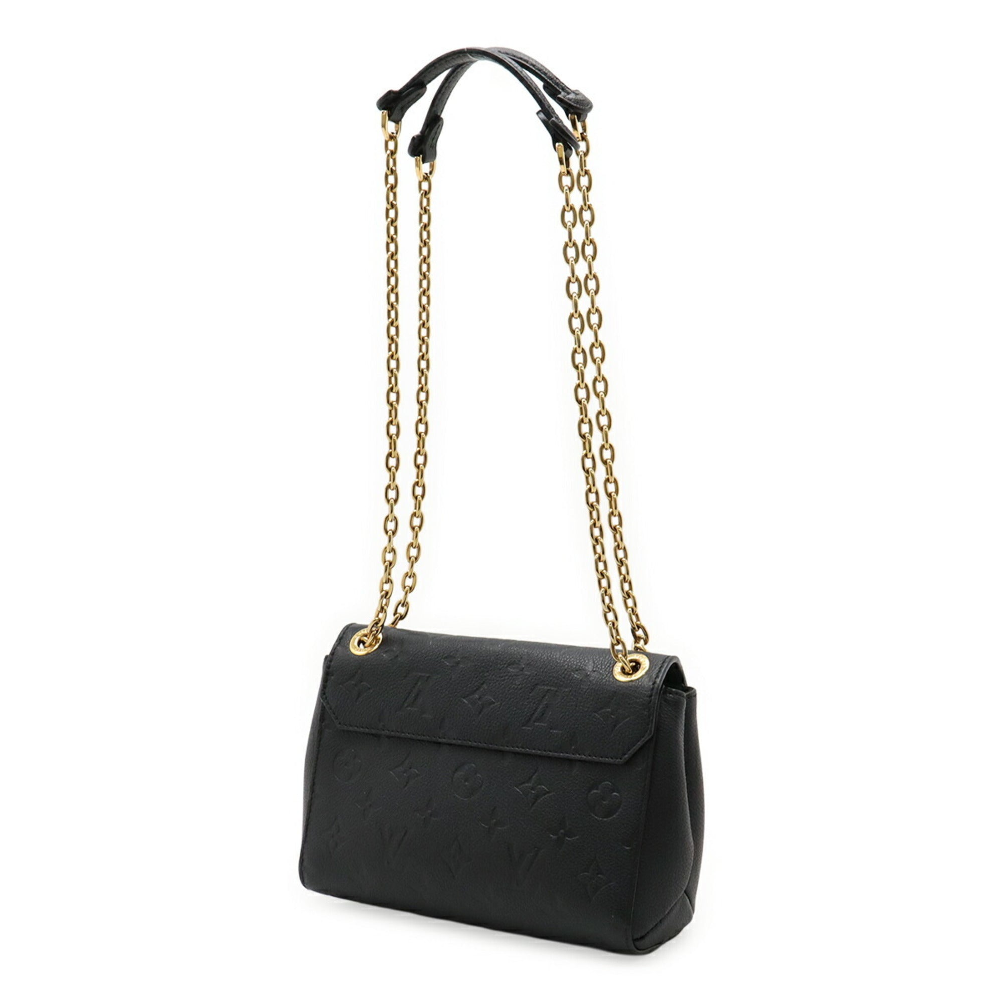 Louis Vuitton Black Noir Monogram Empreinte Shoulder Bag (Pre-Owned)