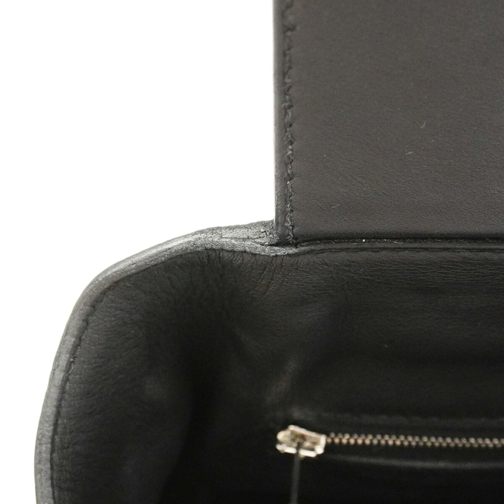 Hermes Black Togo Leather Swift Leather Handbag (Pre-Owned)