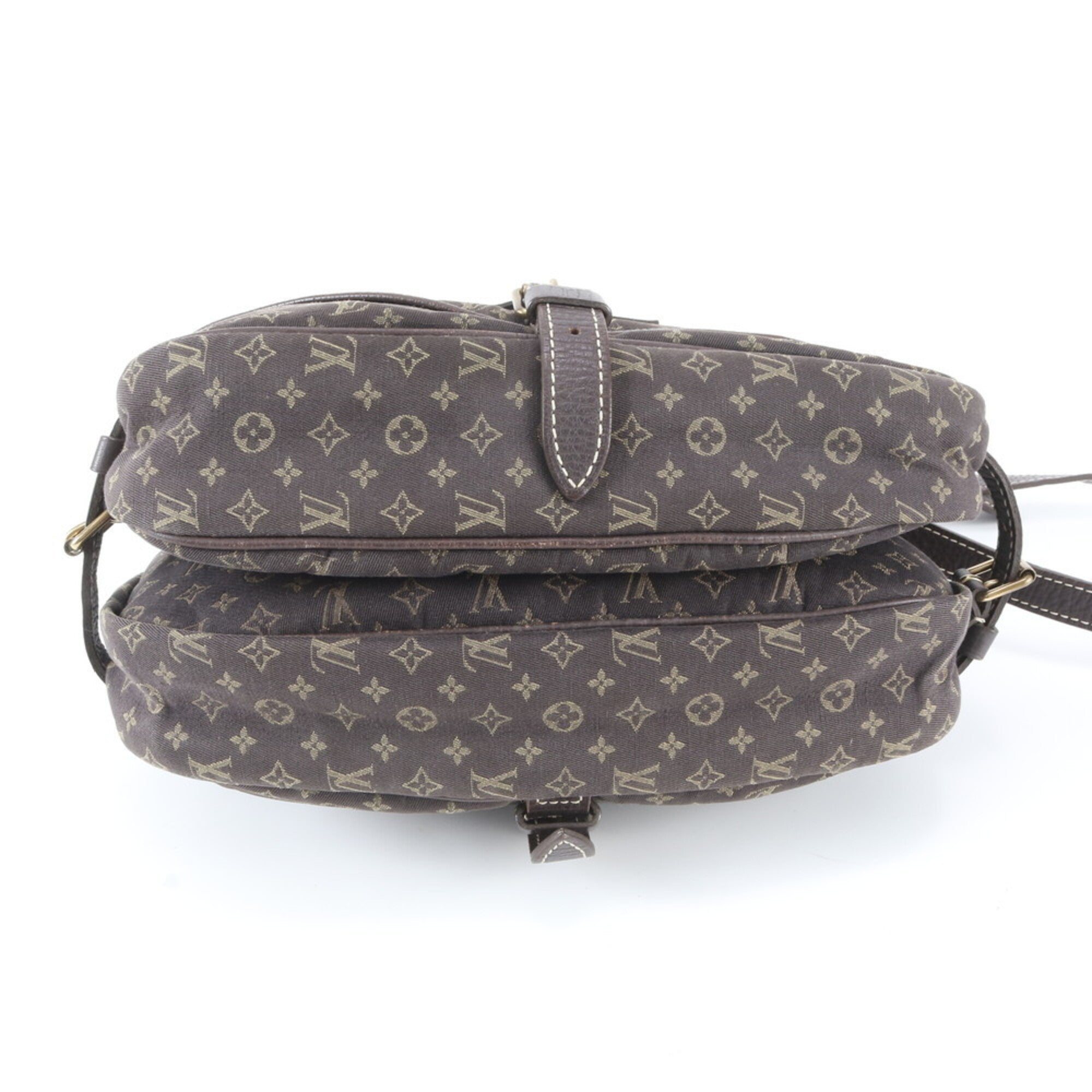 Louis Vuitton Monogram Mini Ebene Monogram Leather Canvas Handbag Shoulder Bag (Pre-Owned)