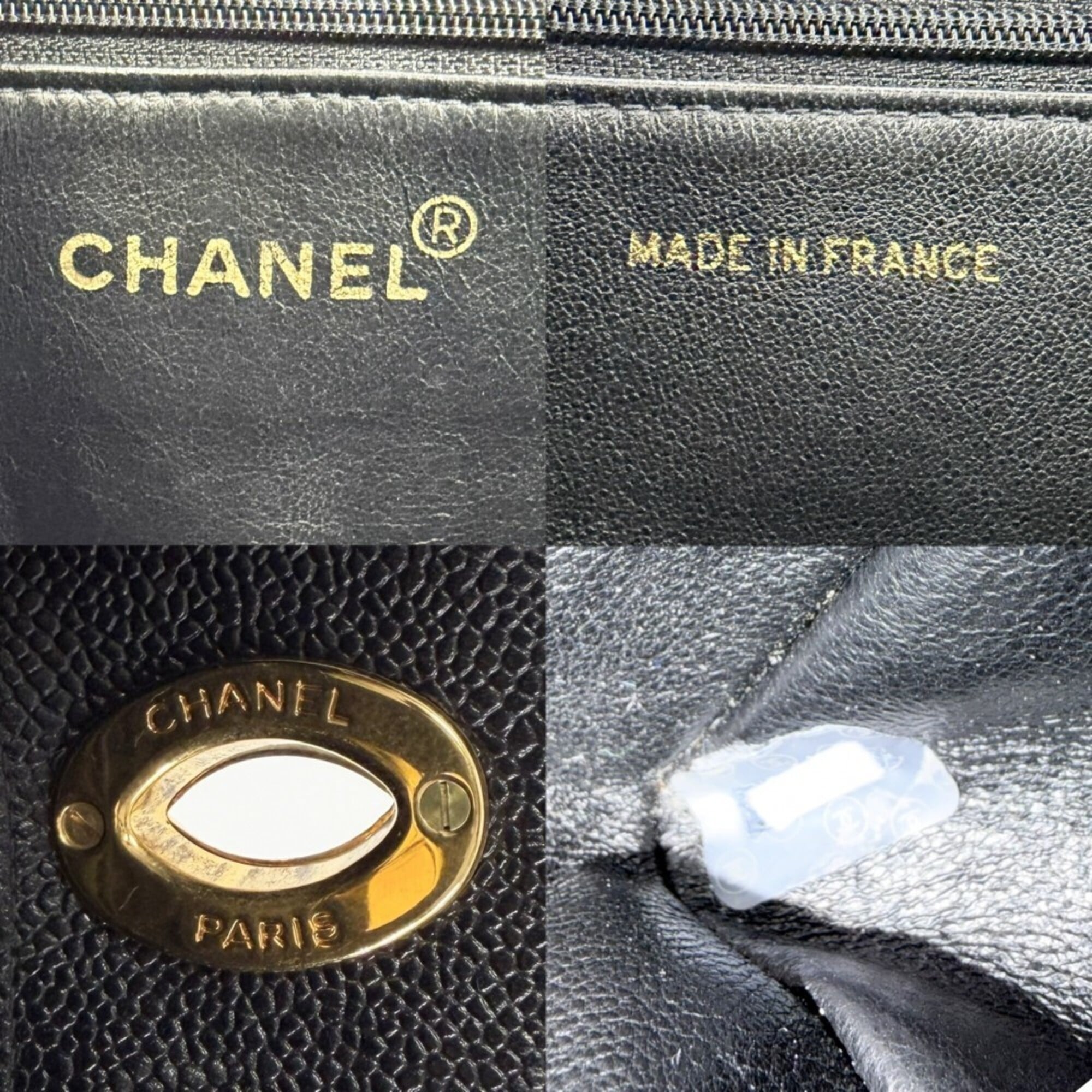 Chanel Black Handbag Tote Bag (Pre-Owned)