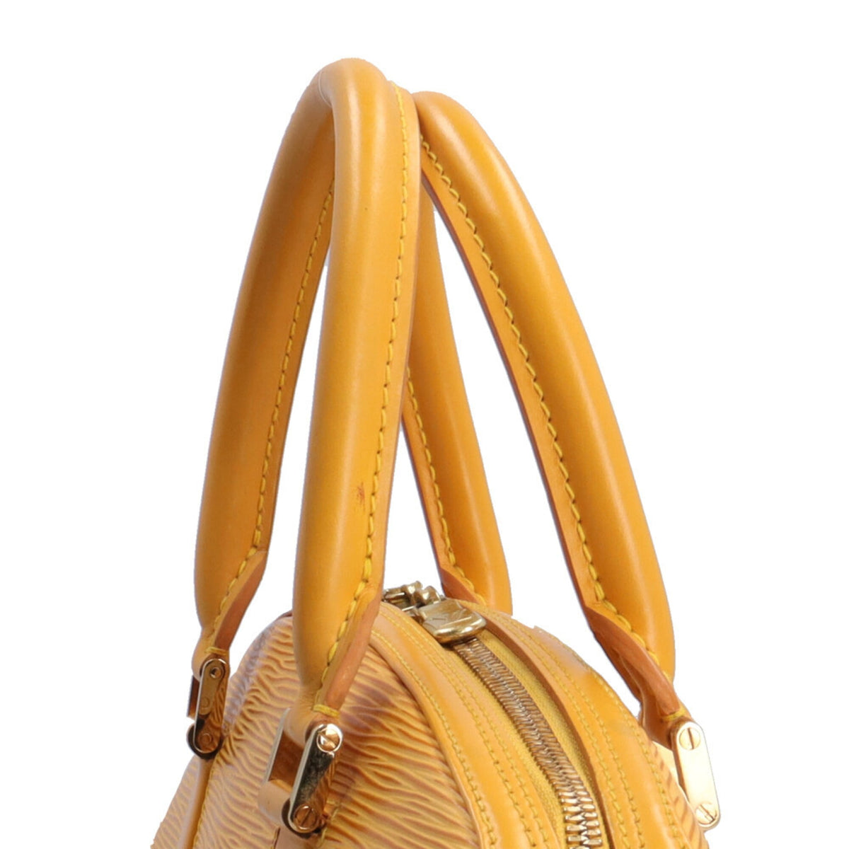 Louis Vuitton Epi Yellow Epi Leather Handbag (Pre-Owned)