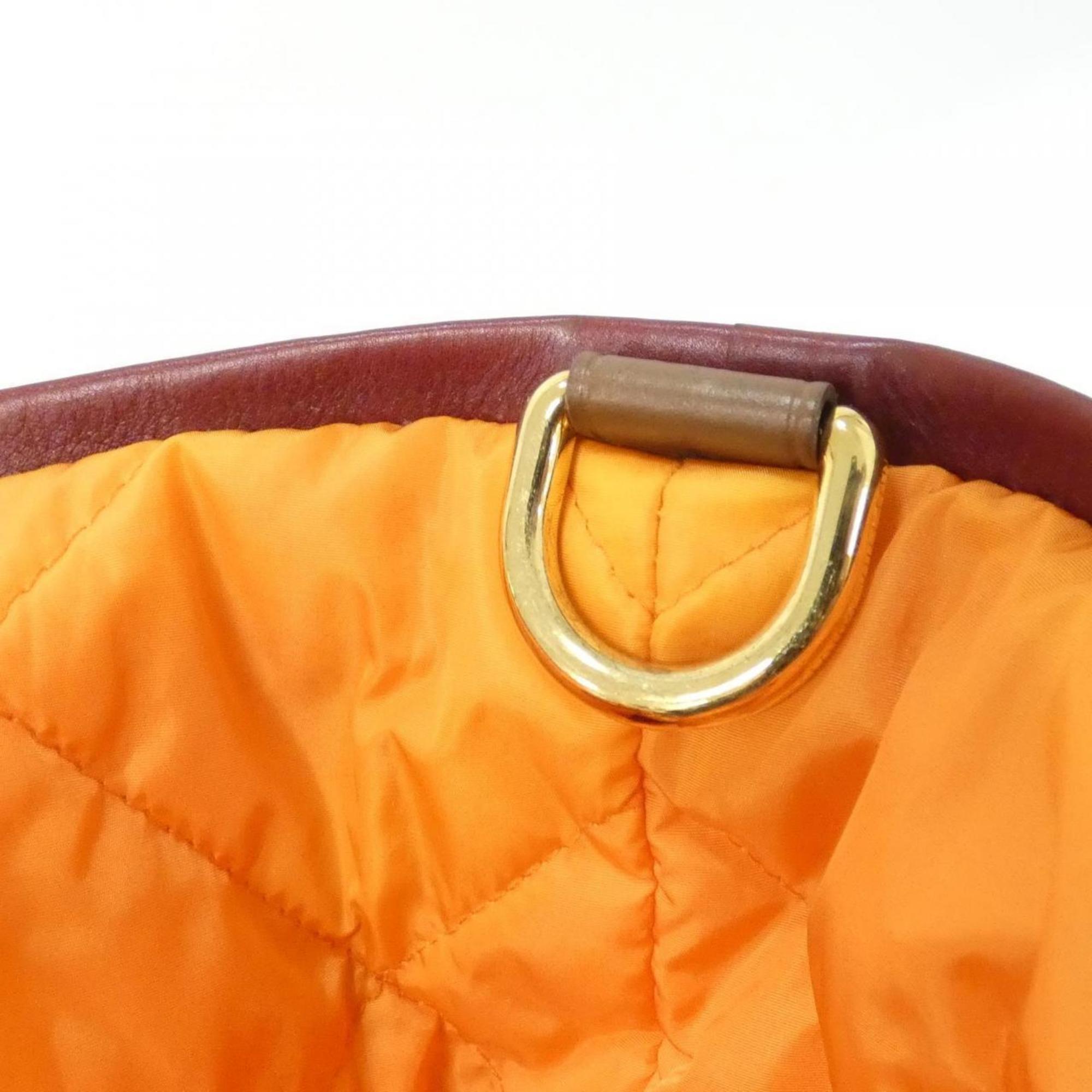 Louis Vuitton Bordeaux Canvas Handbag (Pre-Owned)